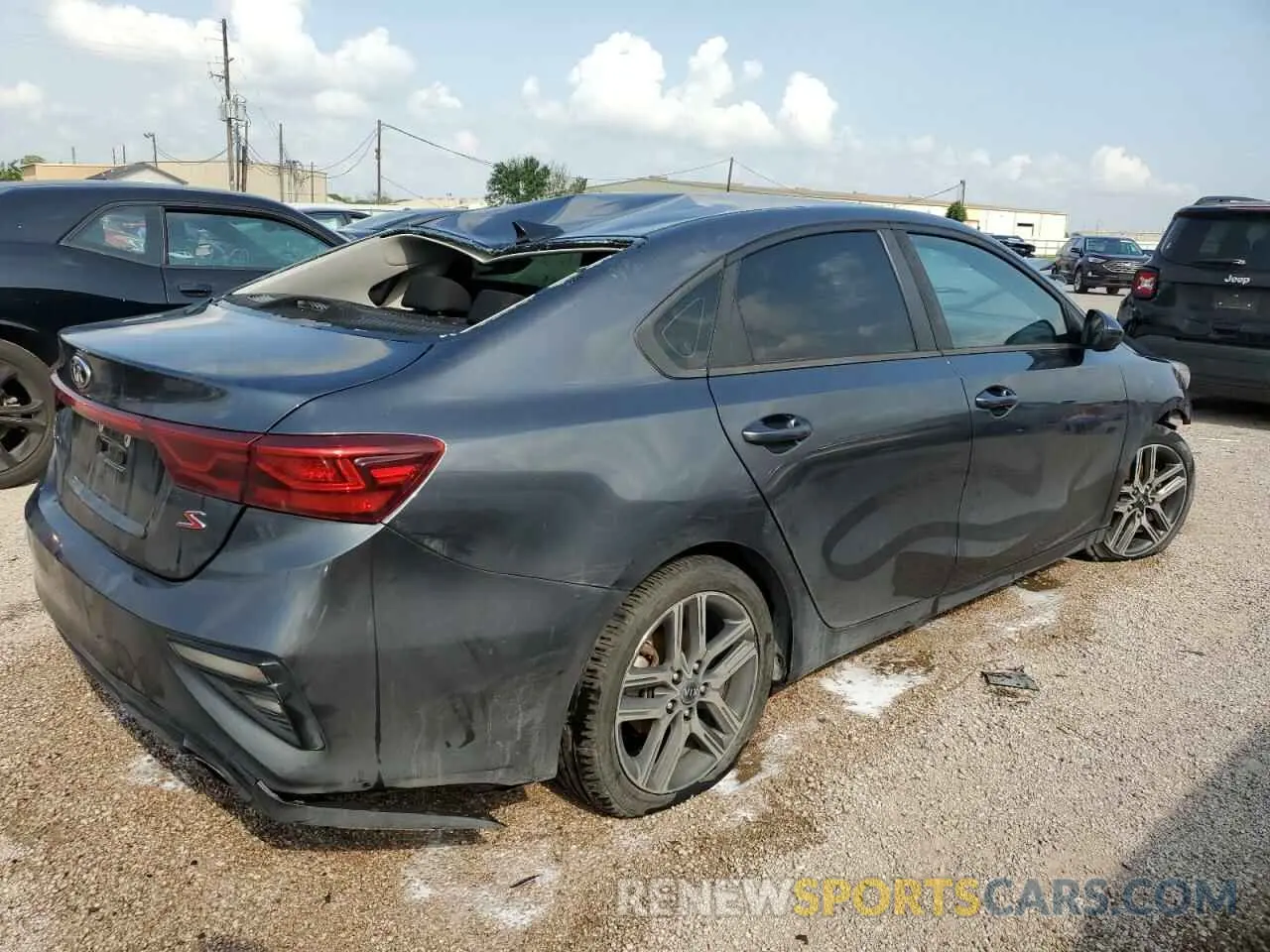 3 Photograph of a damaged car 3KPF34AD2KE017953 KIA FORTE 2019