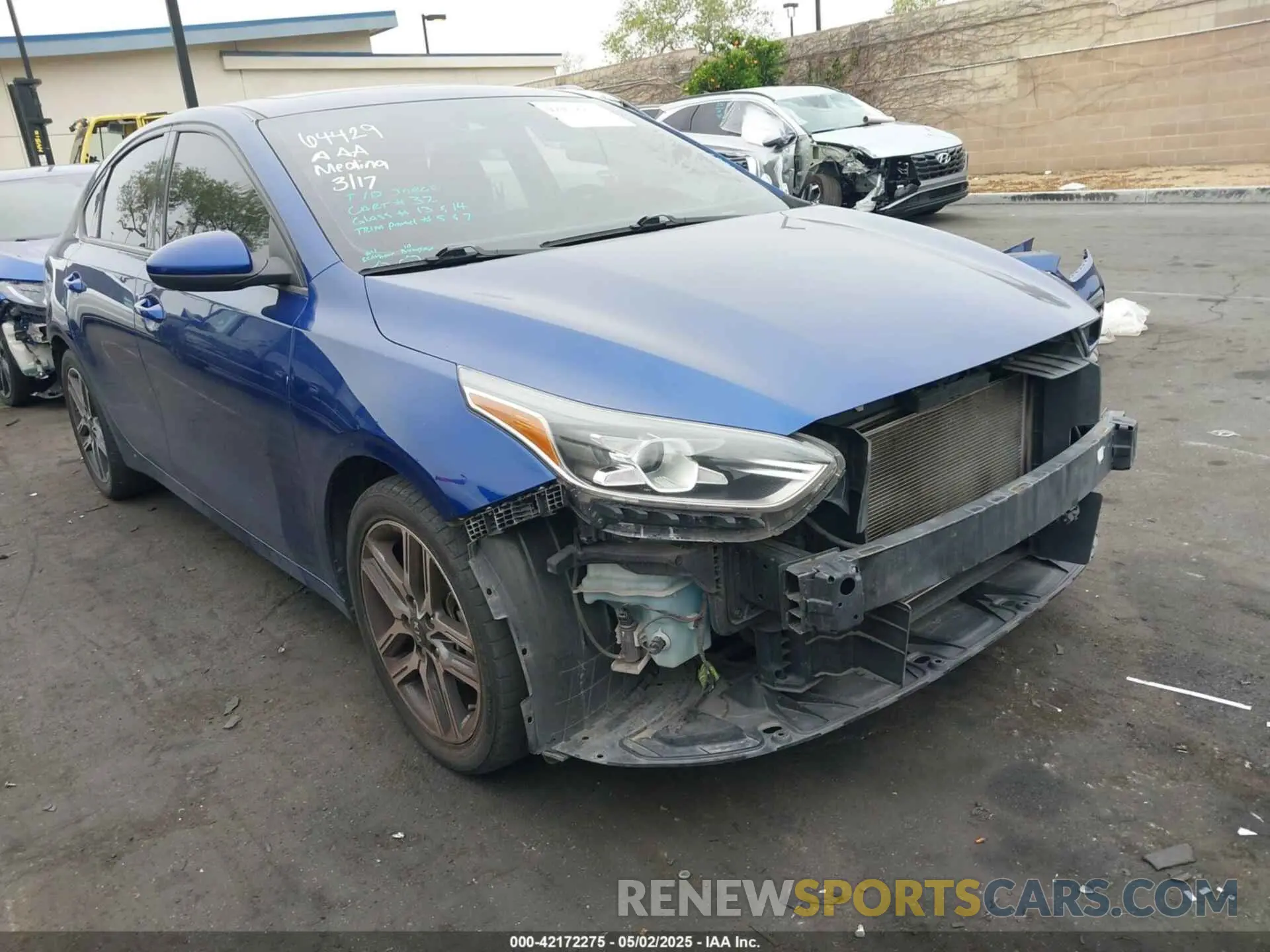 1 Photograph of a damaged car 3KPF34AD2KE022795 KIA FORTE 2019