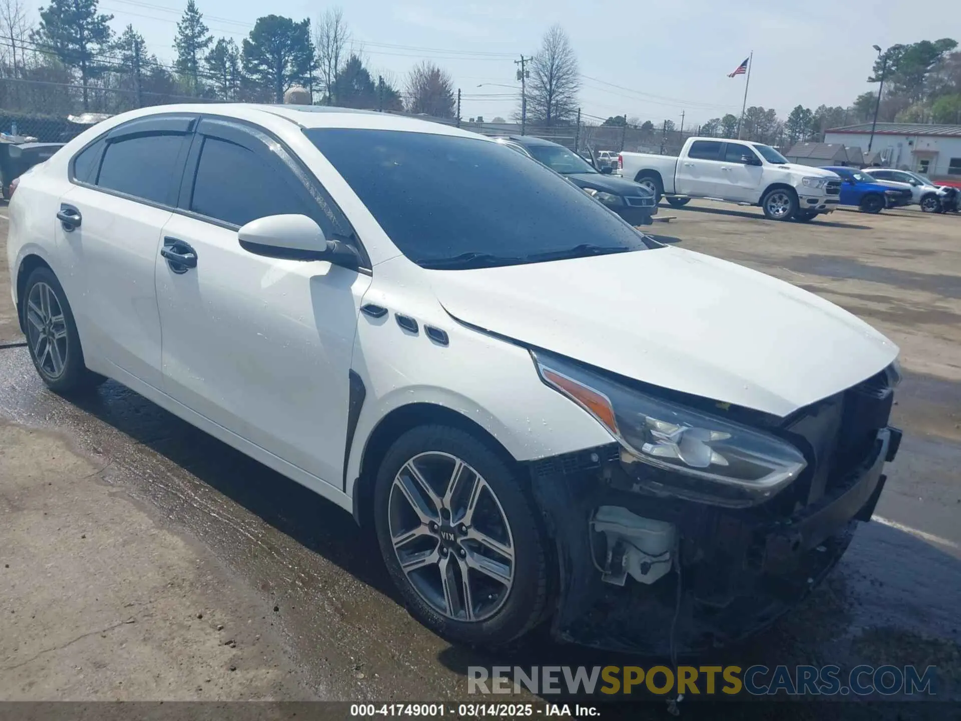 1 Photograph of a damaged car 3KPF34AD2KE028516 KIA FORTE 2019