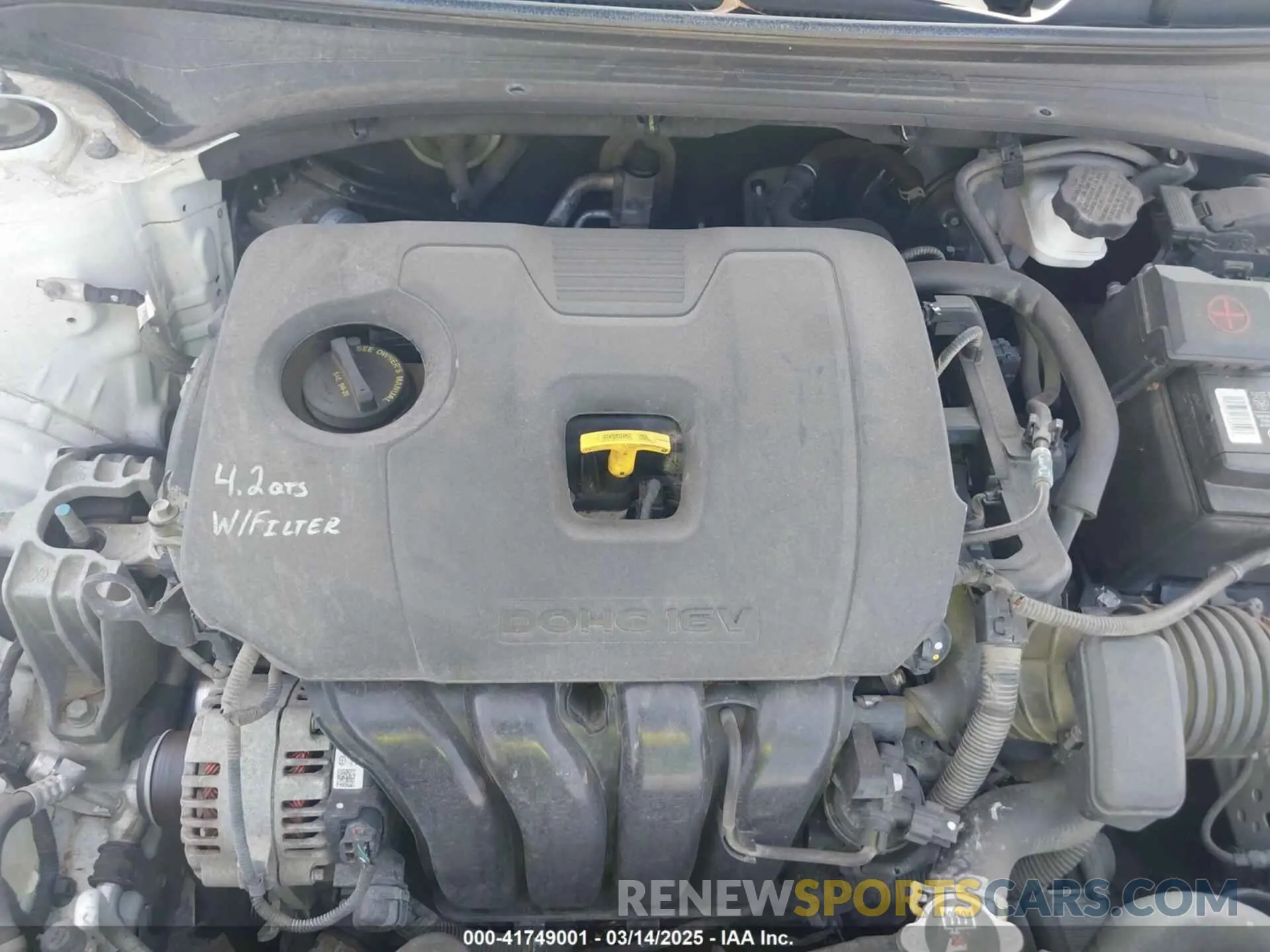 10 Photograph of a damaged car 3KPF34AD2KE028516 KIA FORTE 2019