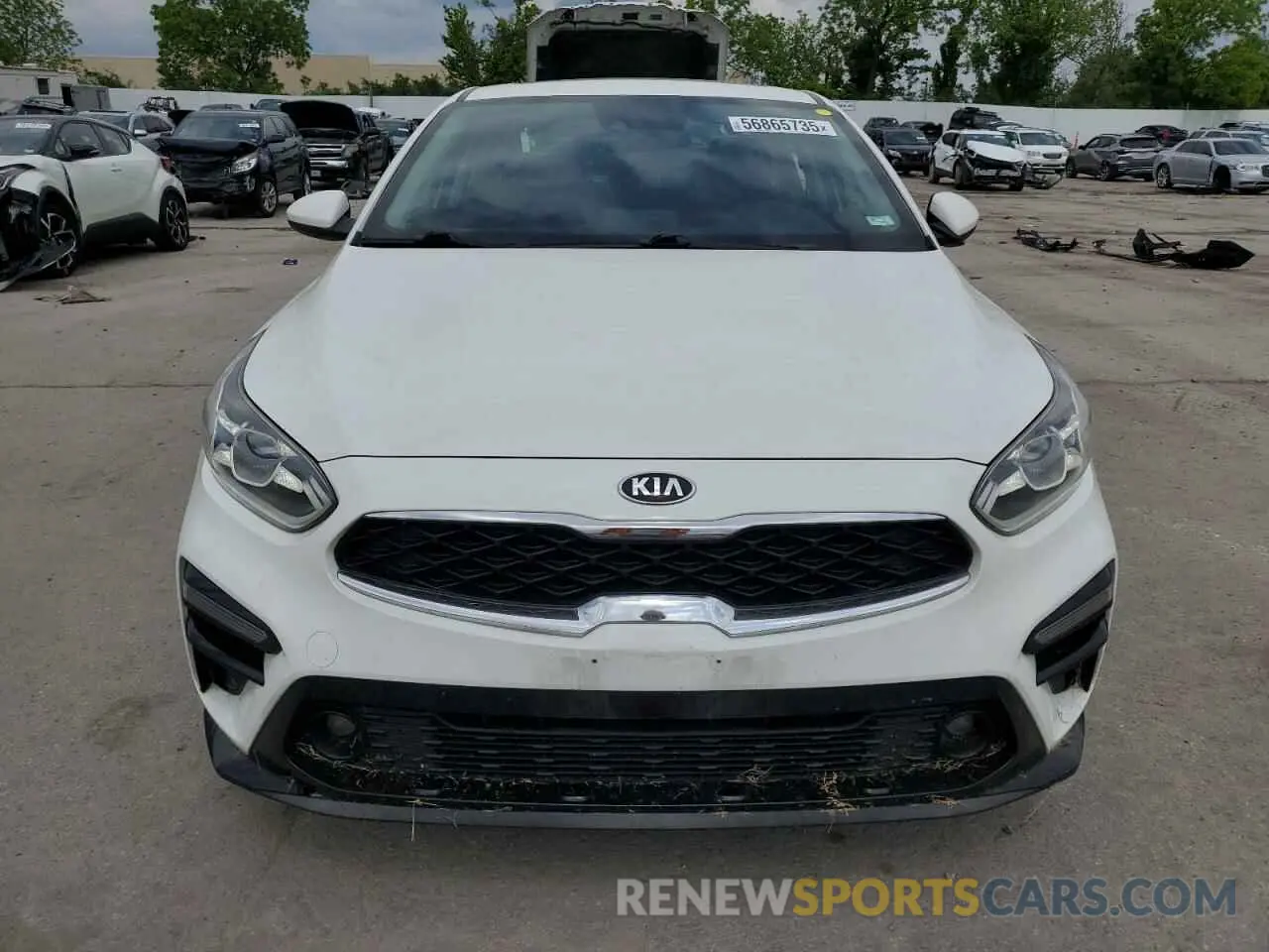 5 Photograph of a damaged car 3KPF34AD2KE033313 KIA FORTE 2019