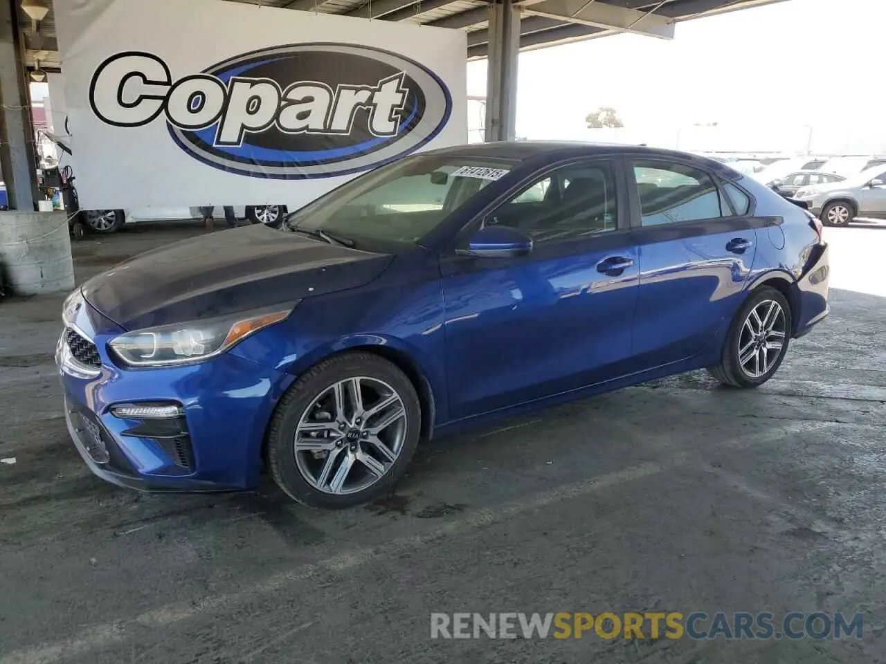 1 Photograph of a damaged car 3KPF34AD3KE028170 KIA FORTE 2019