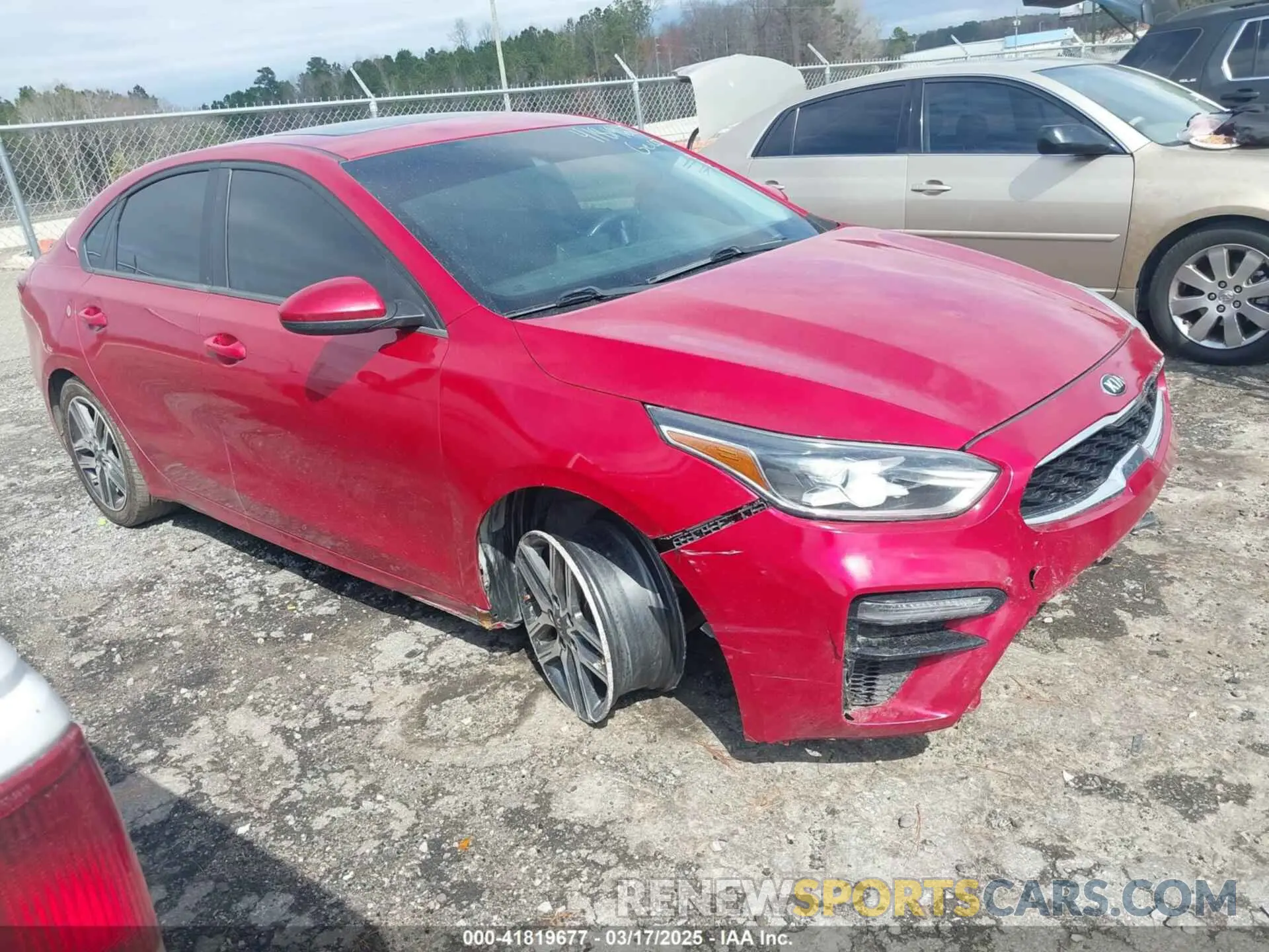 1 Photograph of a damaged car 3KPF34AD3KE048077 KIA FORTE 2019