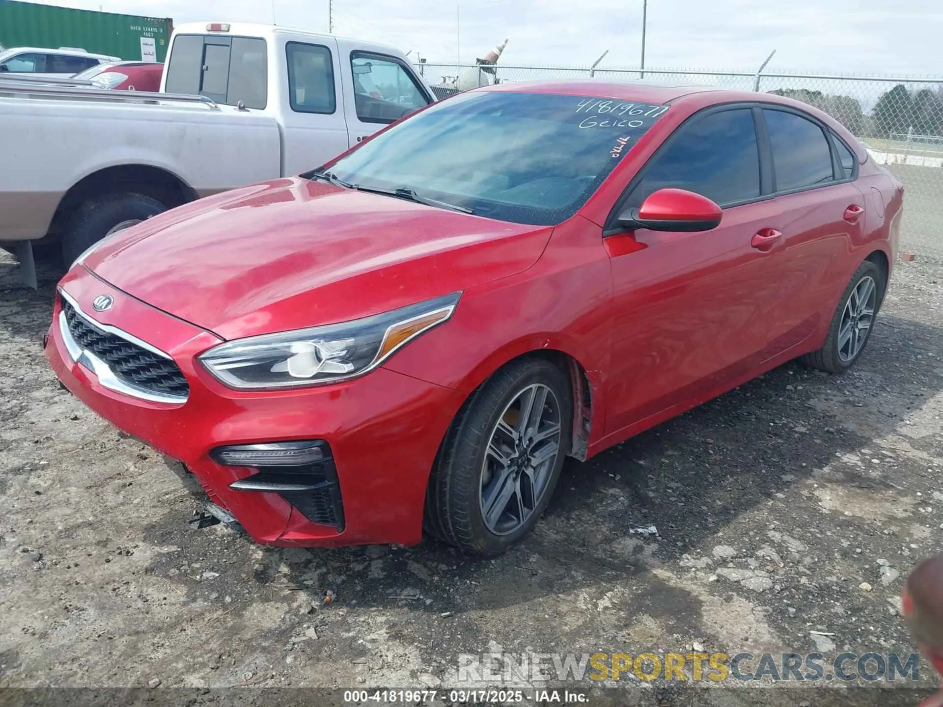 2 Photograph of a damaged car 3KPF34AD3KE048077 KIA FORTE 2019