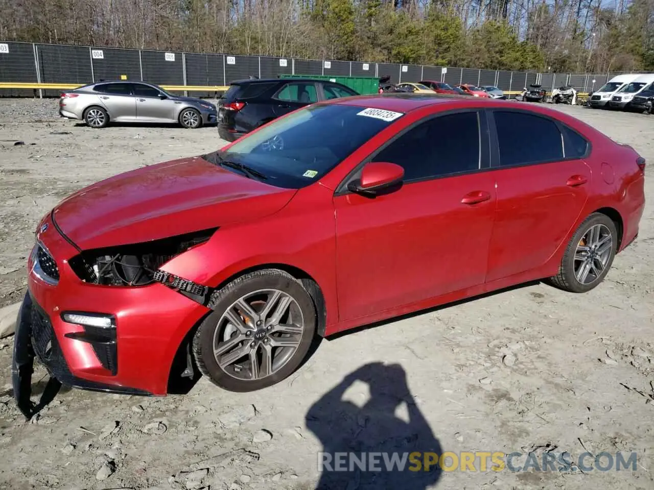 1 Photograph of a damaged car 3KPF34AD4KE020305 KIA FORTE 2019