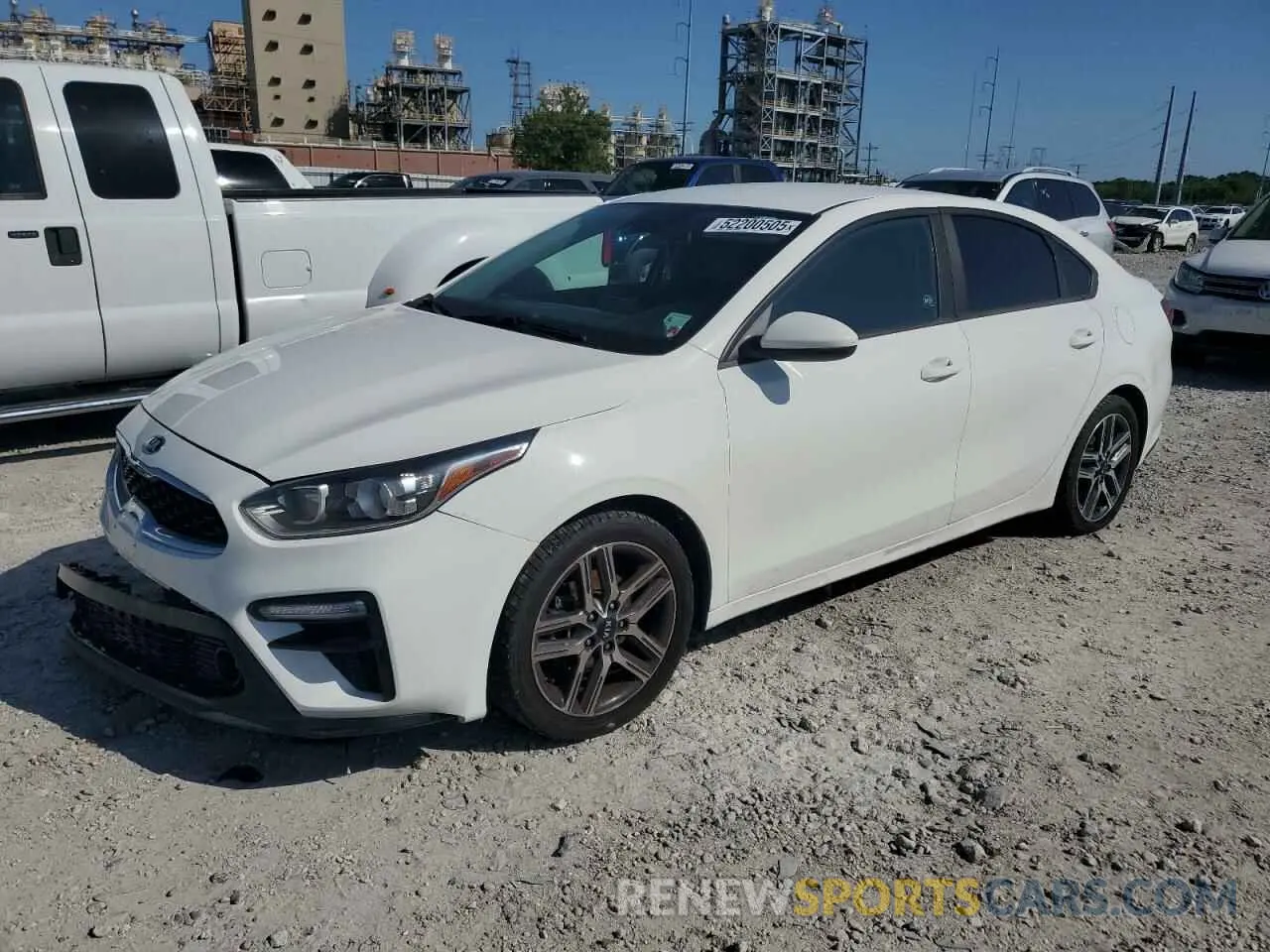 1 Photograph of a damaged car 3KPF34AD4KE135857 KIA FORTE 2019