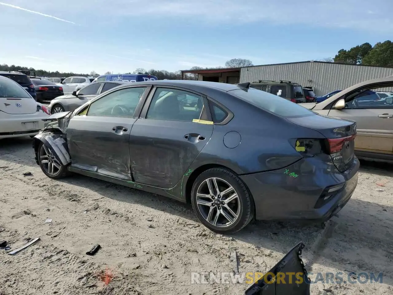 2 Photograph of a damaged car 3KPF34AD4KE135907 KIA FORTE 2019