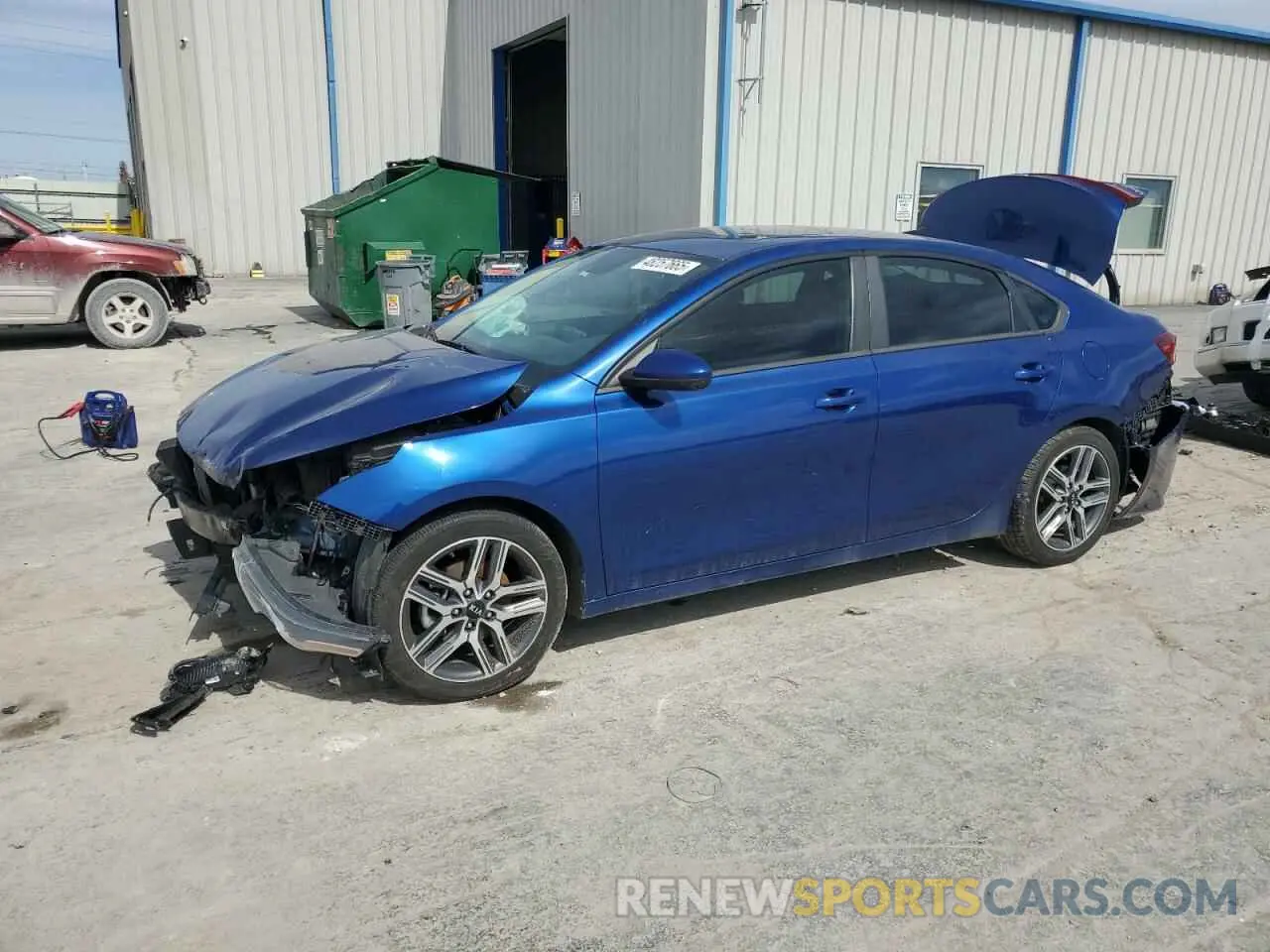 1 Photograph of a damaged car 3KPF34AD7KE022095 KIA FORTE 2019