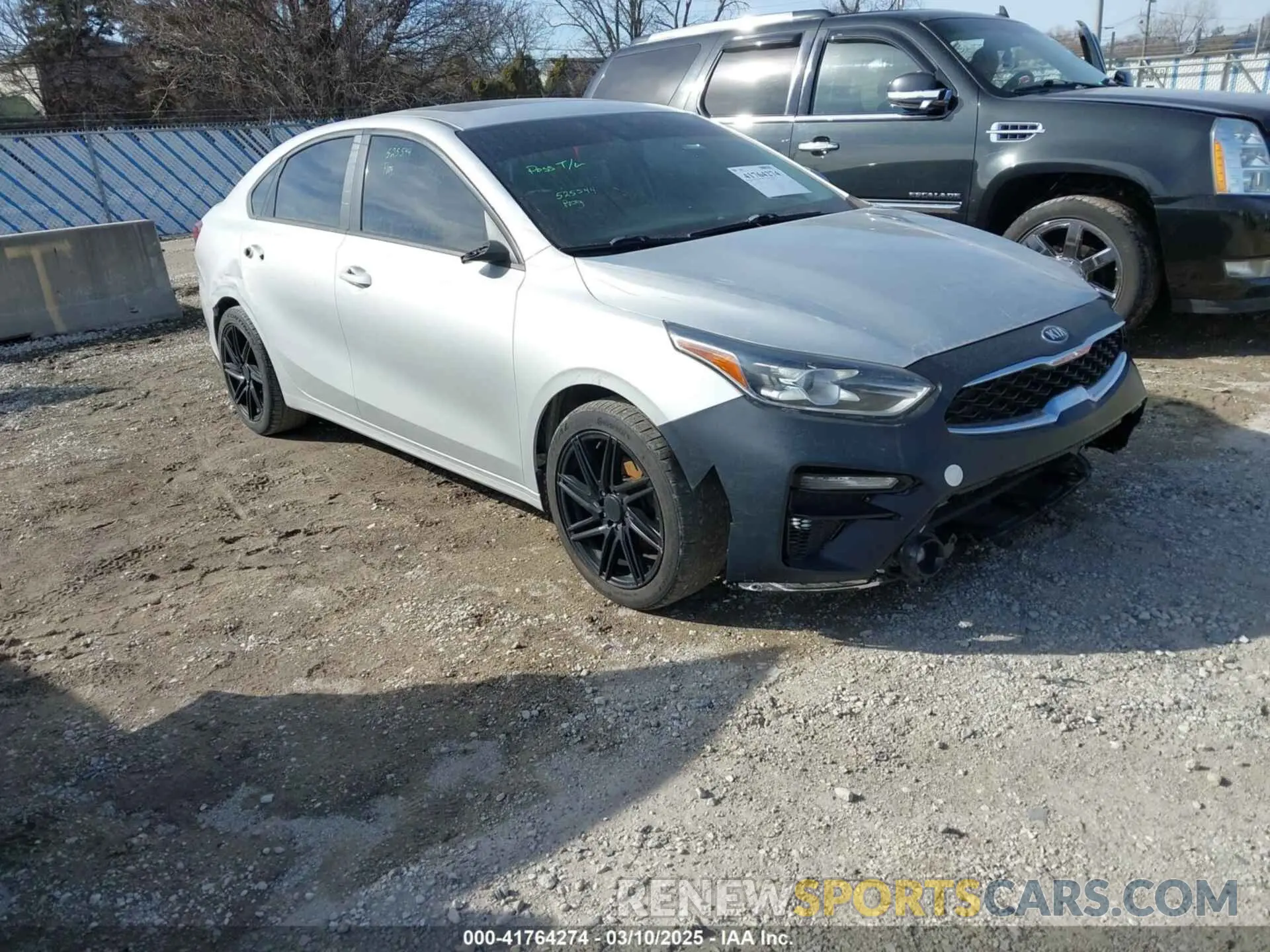 1 Photograph of a damaged car 3KPF34AD7KE027183 KIA FORTE 2019