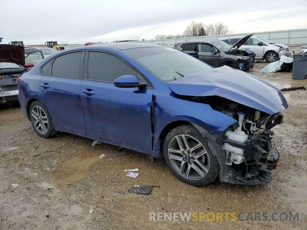 4 Photograph of a damaged car 3KPF34AD7KE027684 KIA FORTE 2019