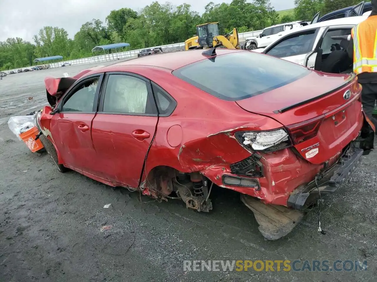 2 Photograph of a damaged car 3KPF34AD7KE056733 KIA FORTE 2019