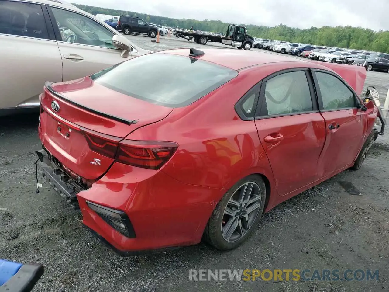 3 Photograph of a damaged car 3KPF34AD7KE056733 KIA FORTE 2019
