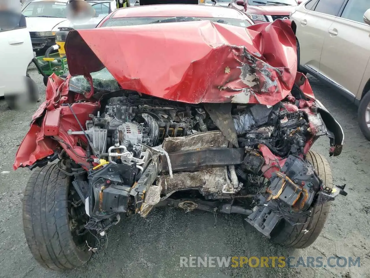 5 Photograph of a damaged car 3KPF34AD7KE056733 KIA FORTE 2019