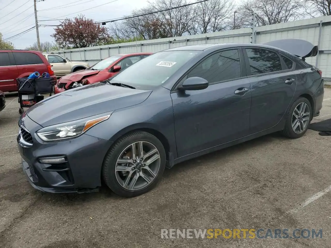 1 Photograph of a damaged car 3KPF34AD7KE075556 KIA FORTE 2019