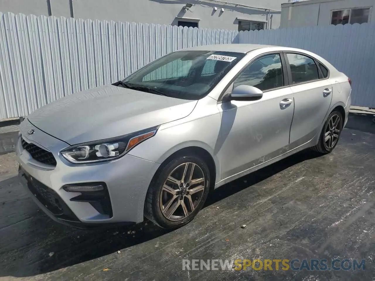 1 Photograph of a damaged car 3KPF34AD7KE116154 KIA FORTE 2019