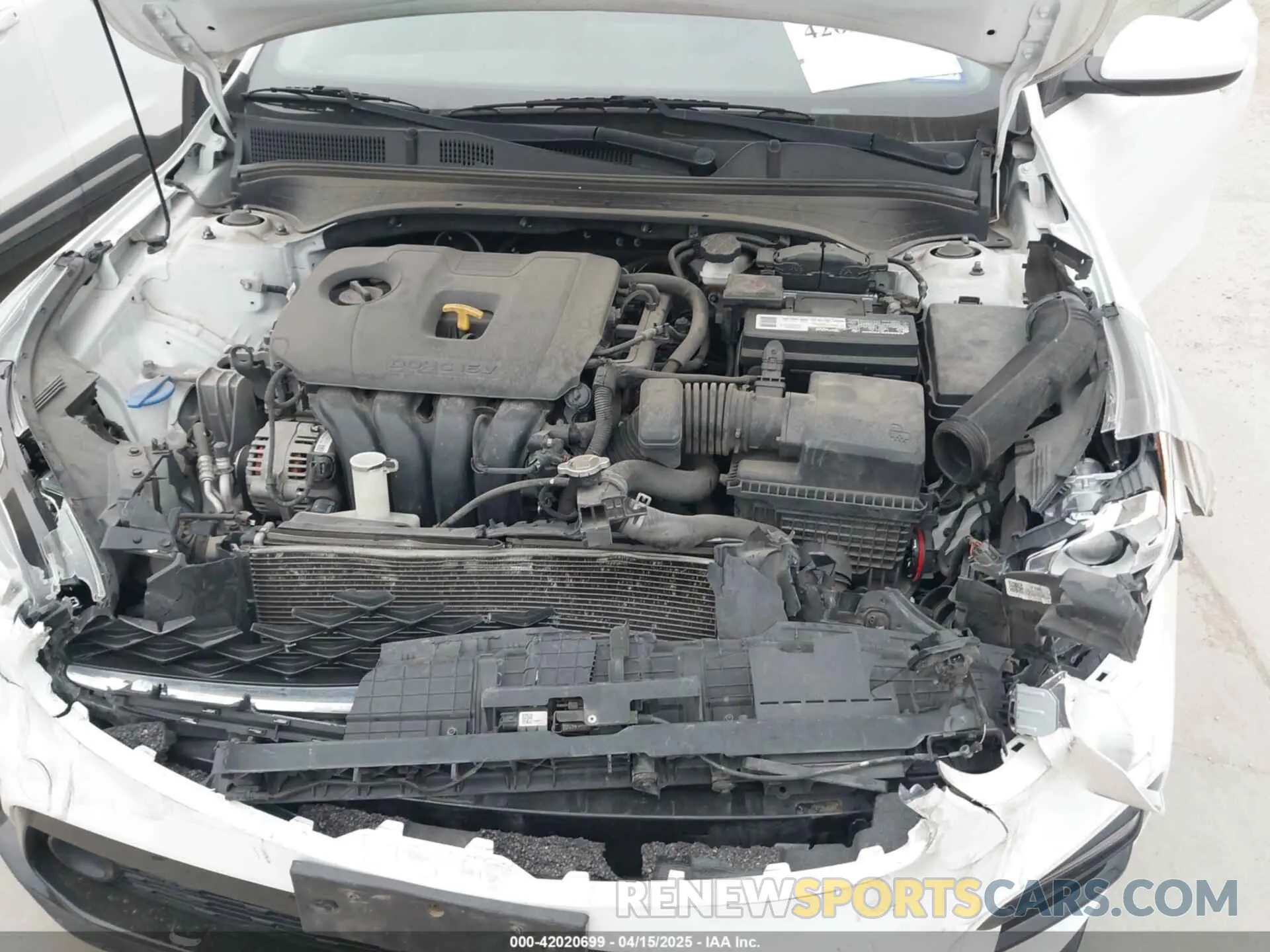10 Photograph of a damaged car 3KPF34AD8KE006973 KIA FORTE 2019