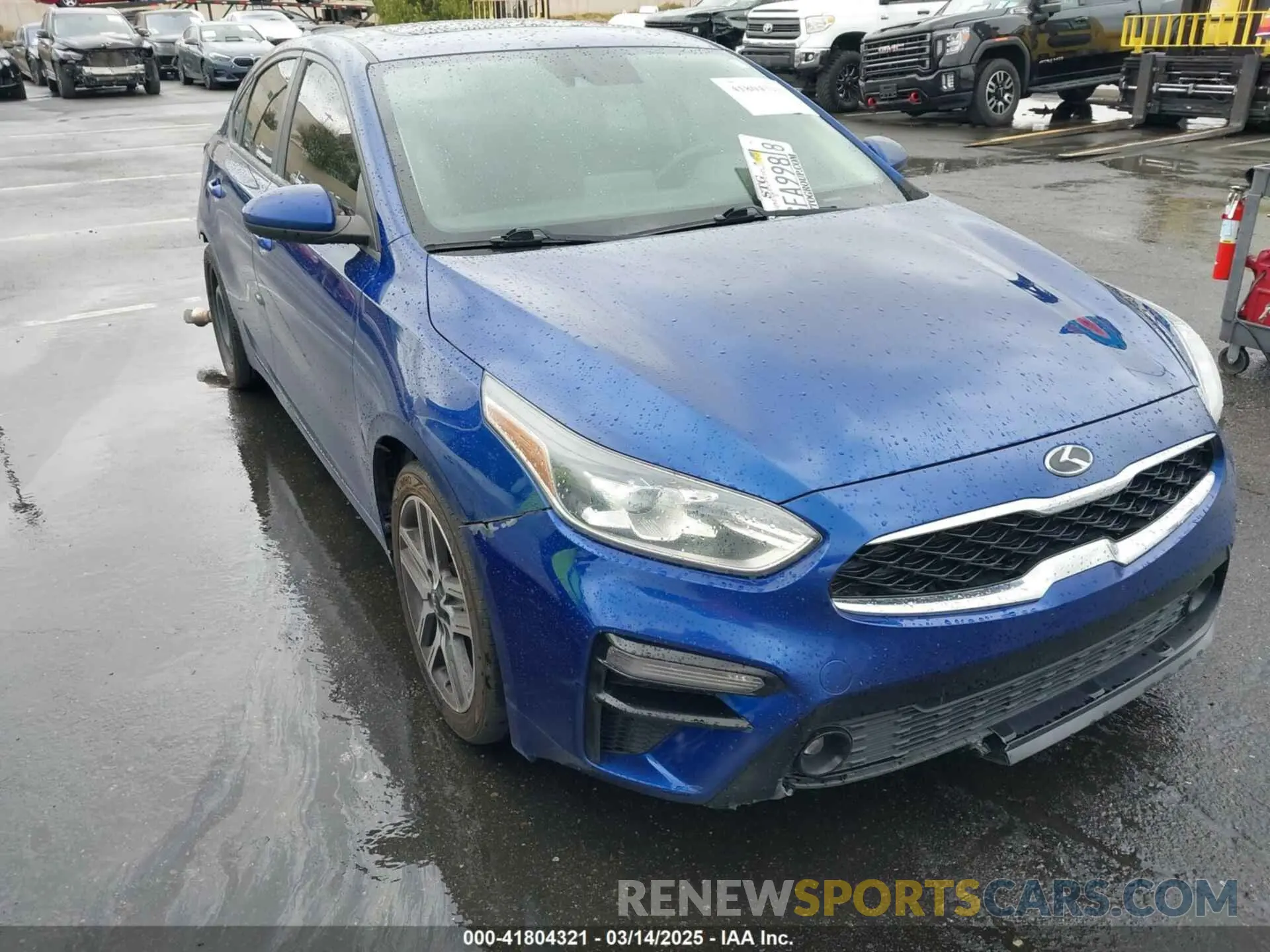 1 Photograph of a damaged car 3KPF34AD8KE022803 KIA FORTE 2019