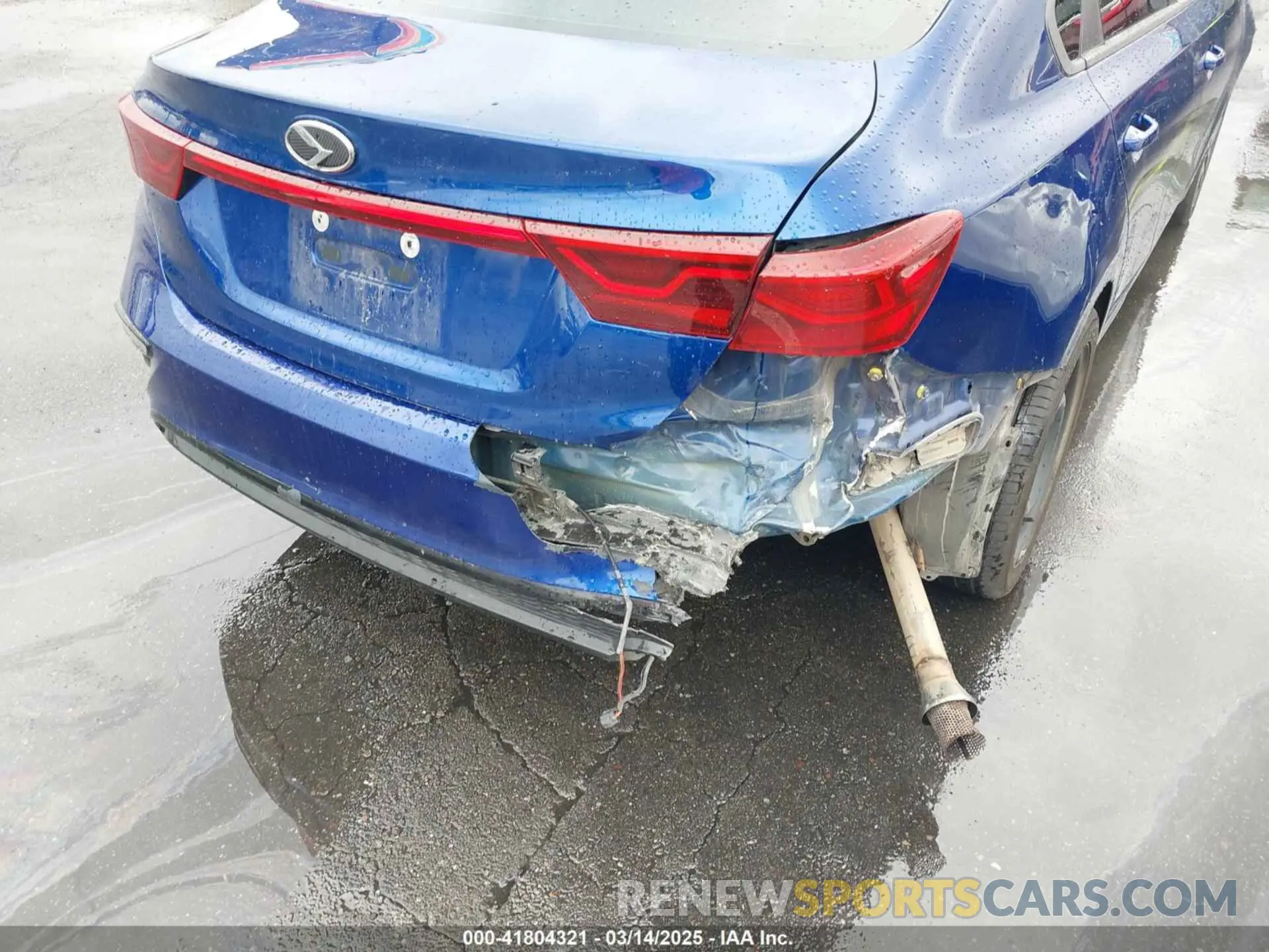 6 Photograph of a damaged car 3KPF34AD8KE022803 KIA FORTE 2019