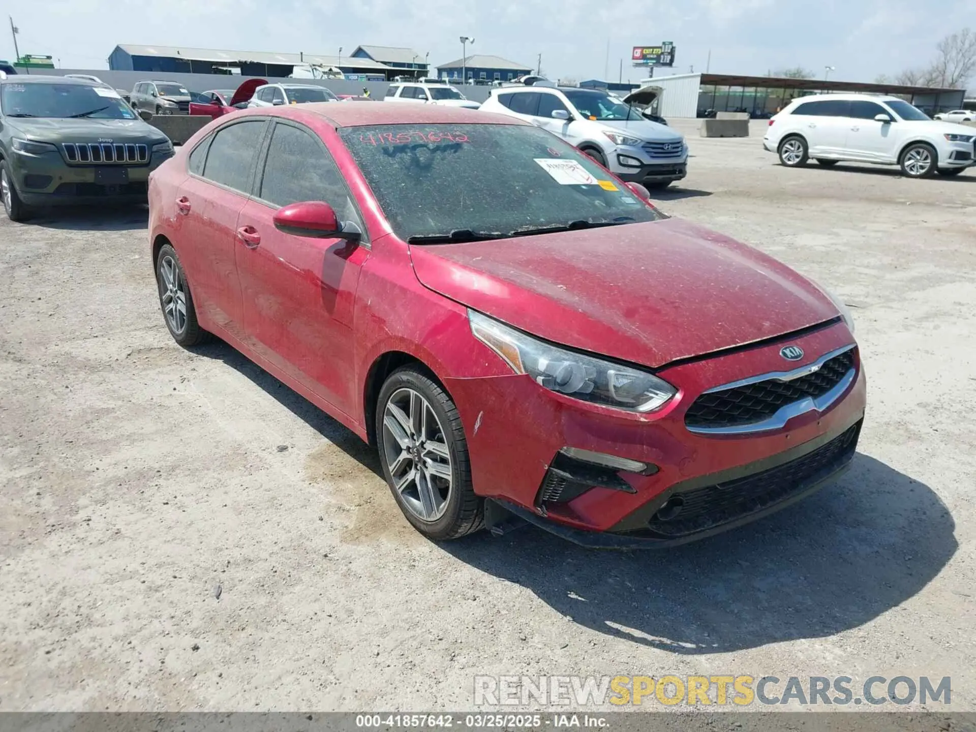 1 Photograph of a damaged car 3KPF34AD8KE028617 KIA FORTE 2019