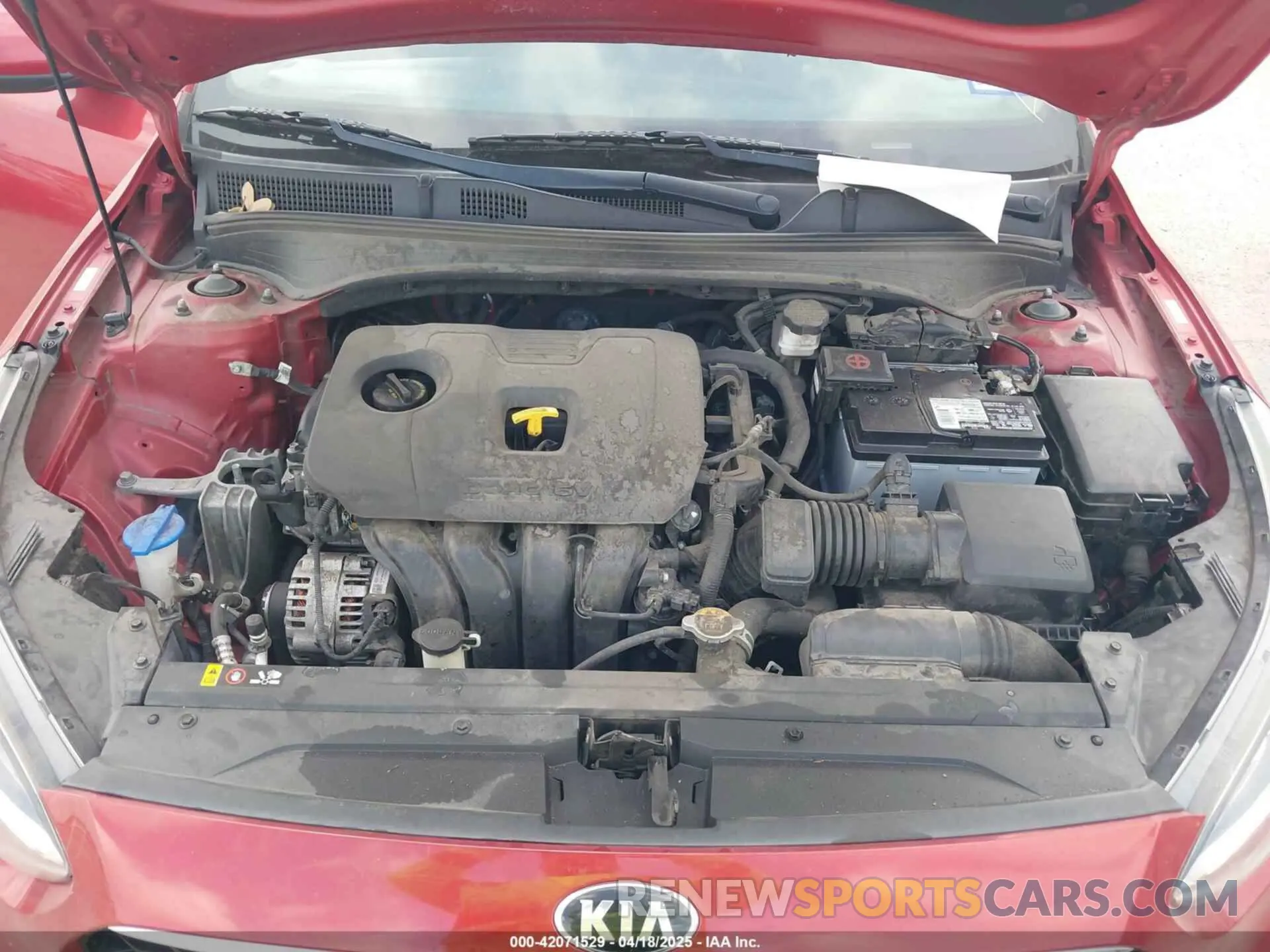 10 Photograph of a damaged car 3KPF34AD8KE042257 KIA FORTE 2019