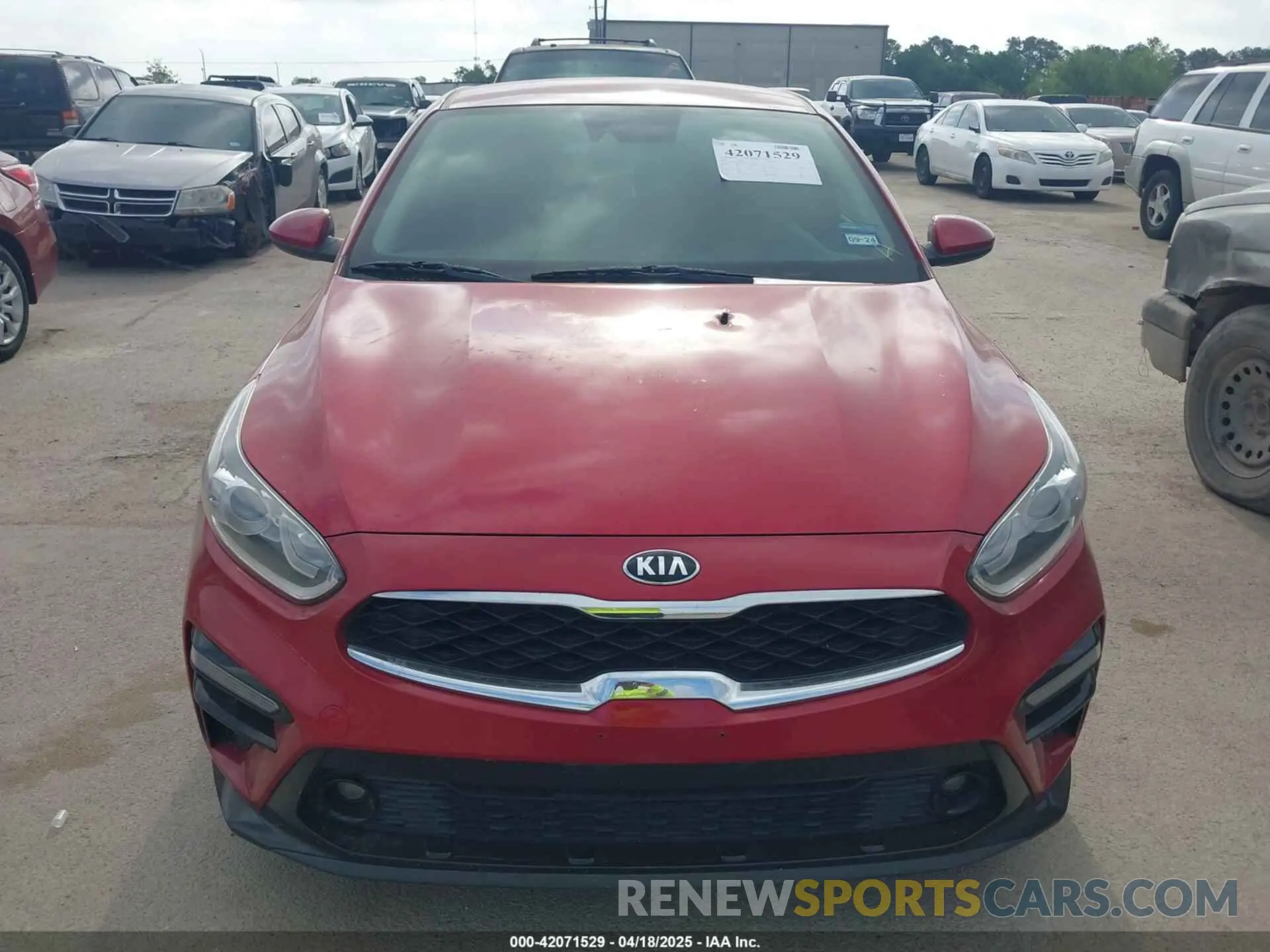11 Photograph of a damaged car 3KPF34AD8KE042257 KIA FORTE 2019