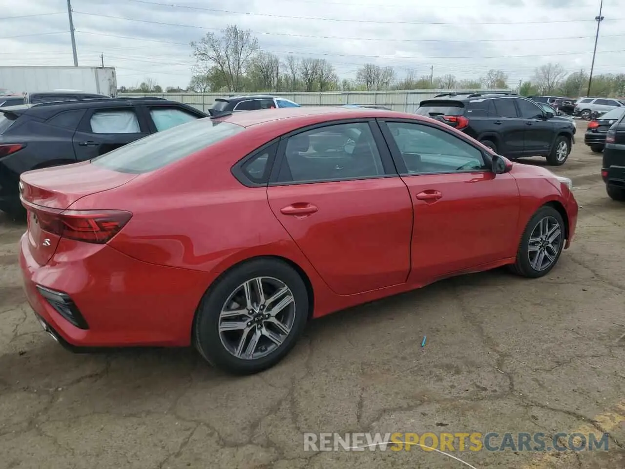3 Photograph of a damaged car 3KPF34AD9KE018100 KIA FORTE 2019
