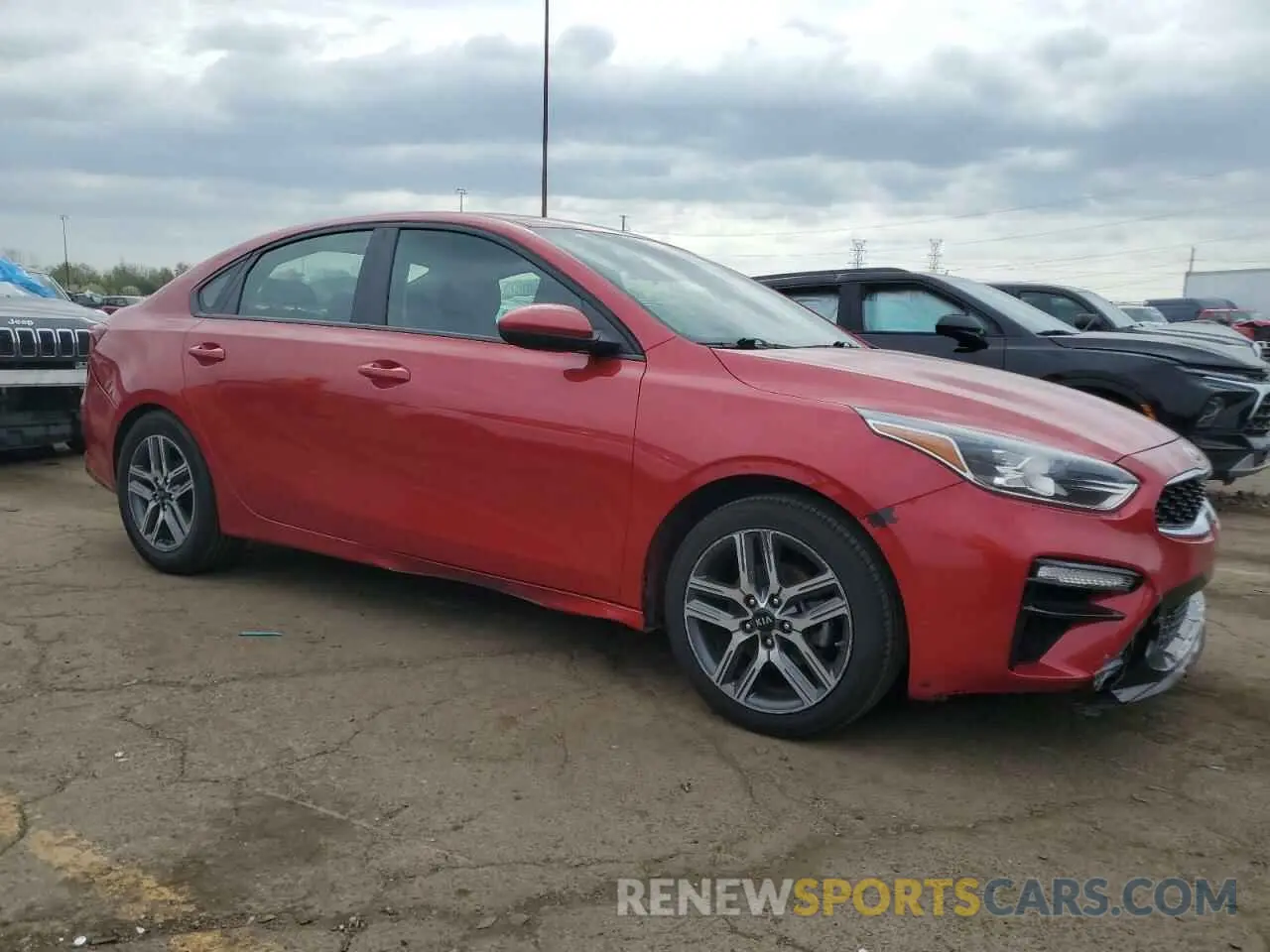 4 Photograph of a damaged car 3KPF34AD9KE018100 KIA FORTE 2019