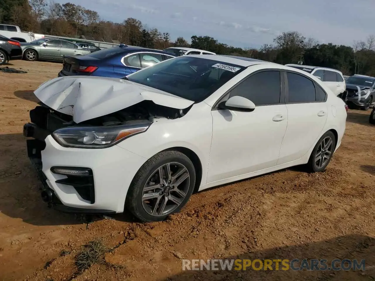 1 Photograph of a damaged car 3KPF34AD9KE023751 KIA FORTE 2019