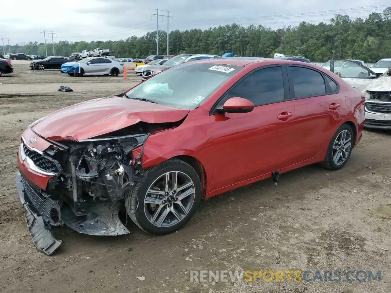 1 Photograph of a damaged car 3KPF34AD9KE049752 KIA FORTE 2019