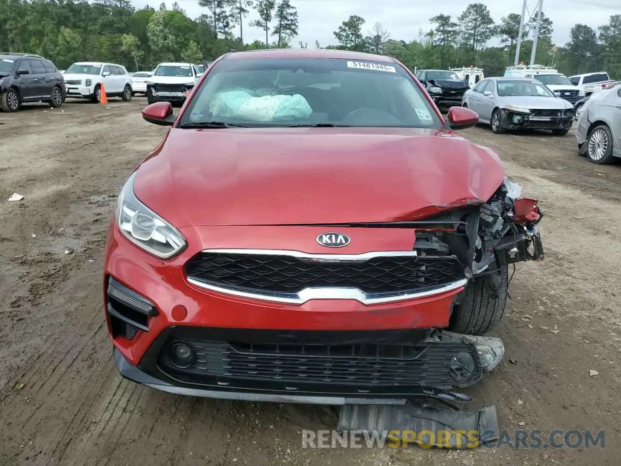 5 Photograph of a damaged car 3KPF34AD9KE049752 KIA FORTE 2019