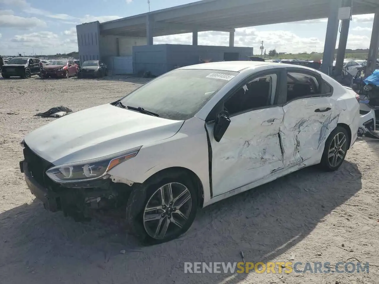 1 Photograph of a damaged car 3KPF34AD9KE119895 KIA FORTE 2019