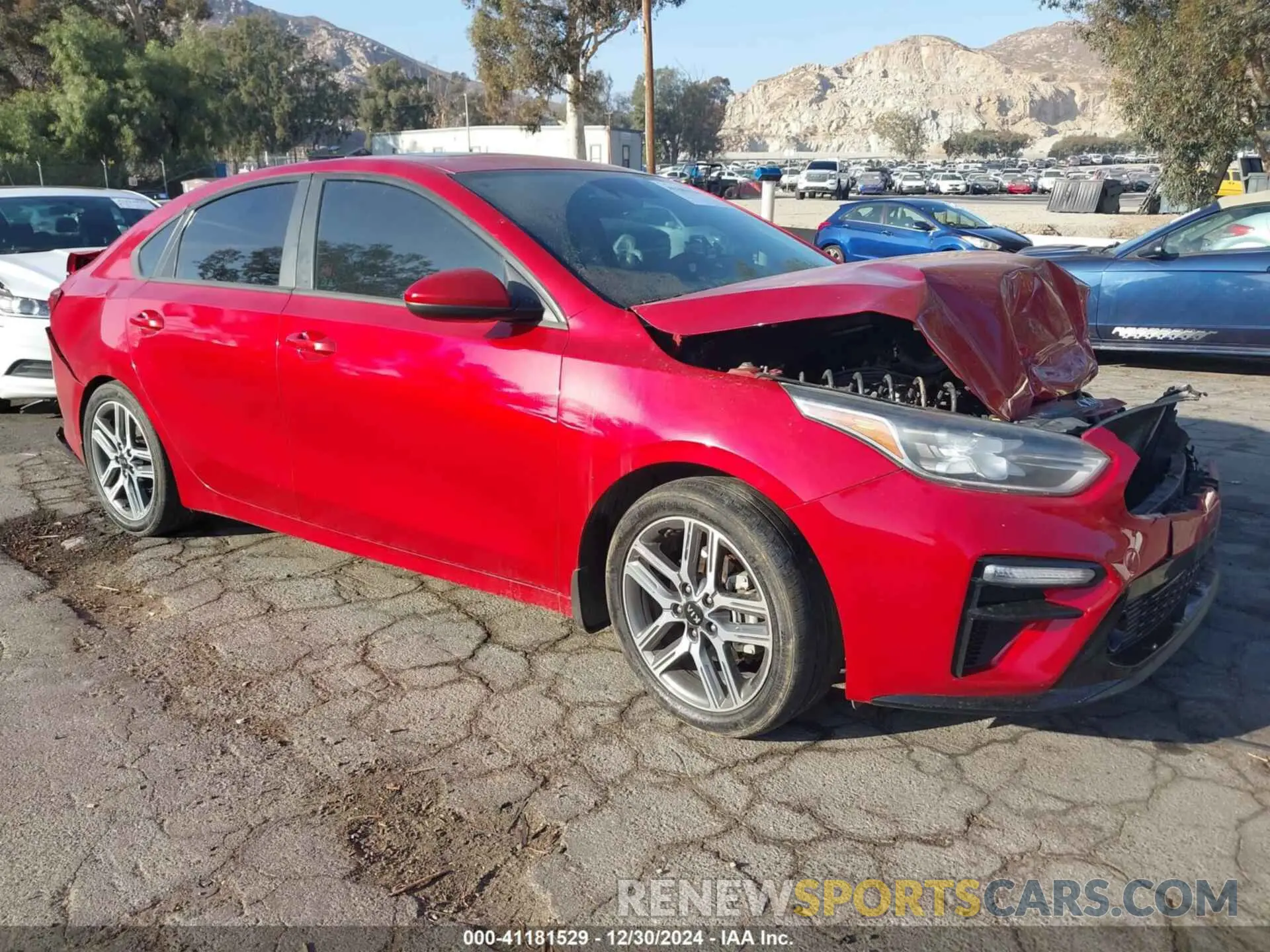1 Photograph of a damaged car 3KPF34ADXKE025881 KIA FORTE 2019