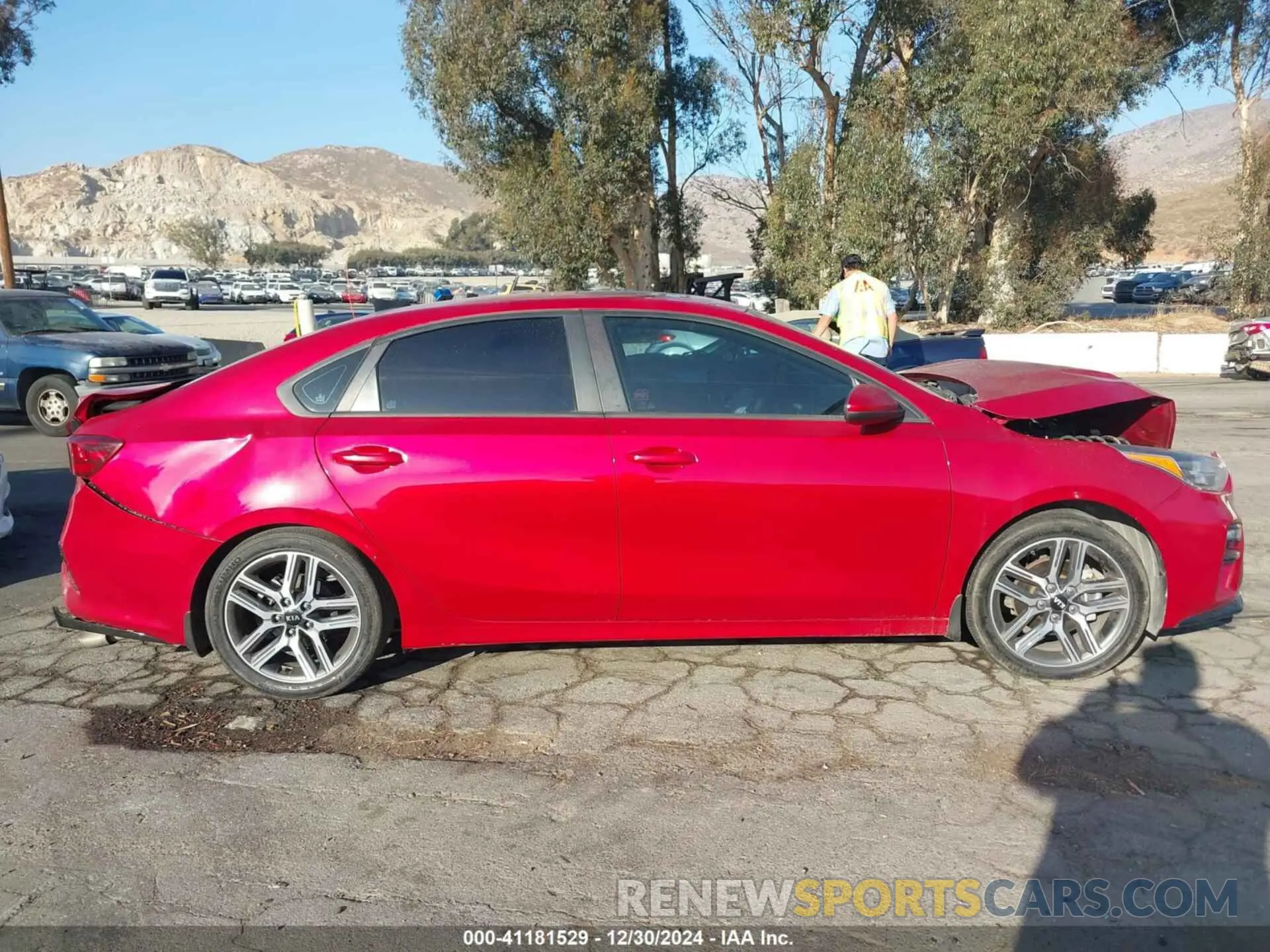 13 Photograph of a damaged car 3KPF34ADXKE025881 KIA FORTE 2019