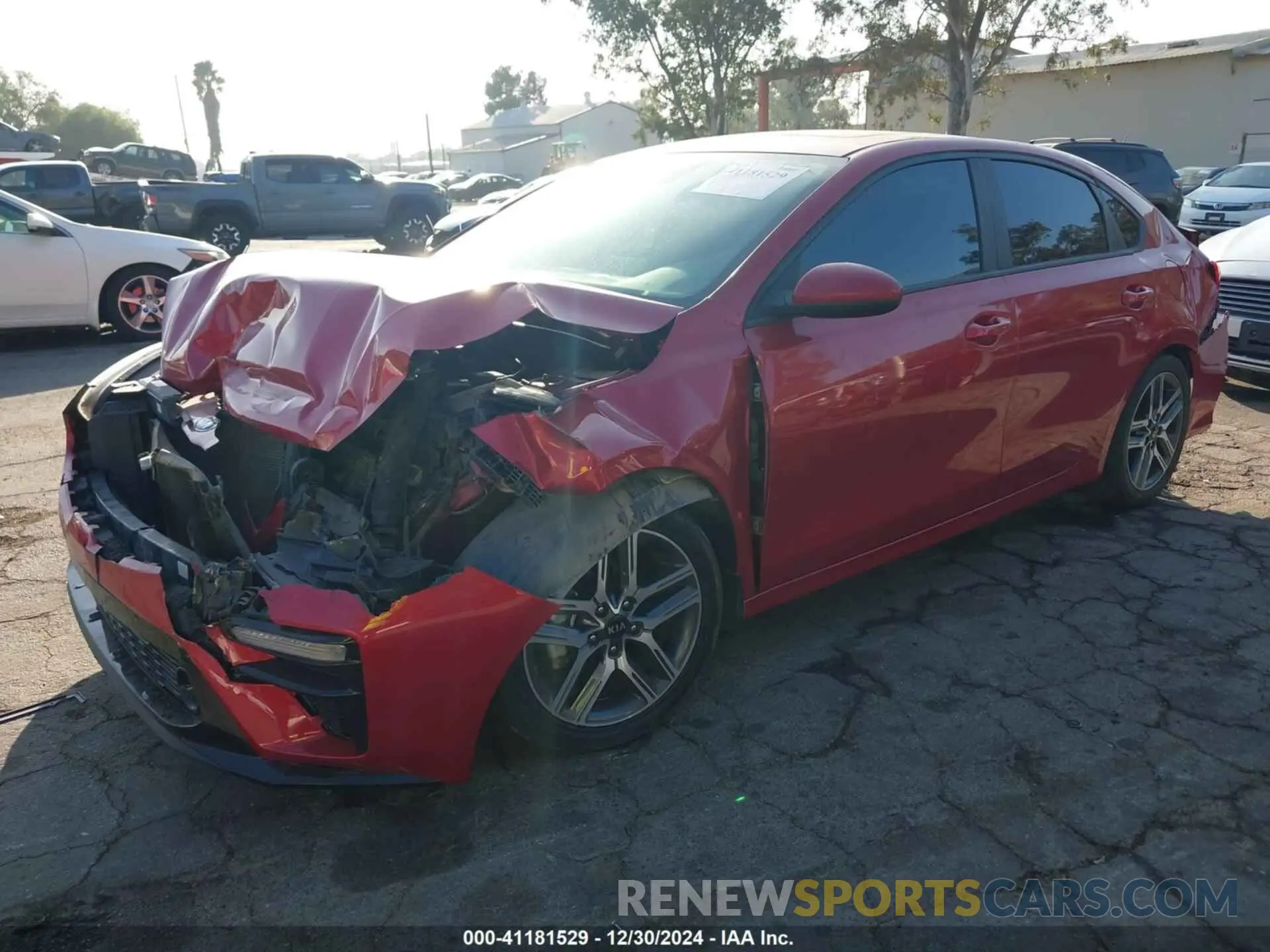 2 Photograph of a damaged car 3KPF34ADXKE025881 KIA FORTE 2019