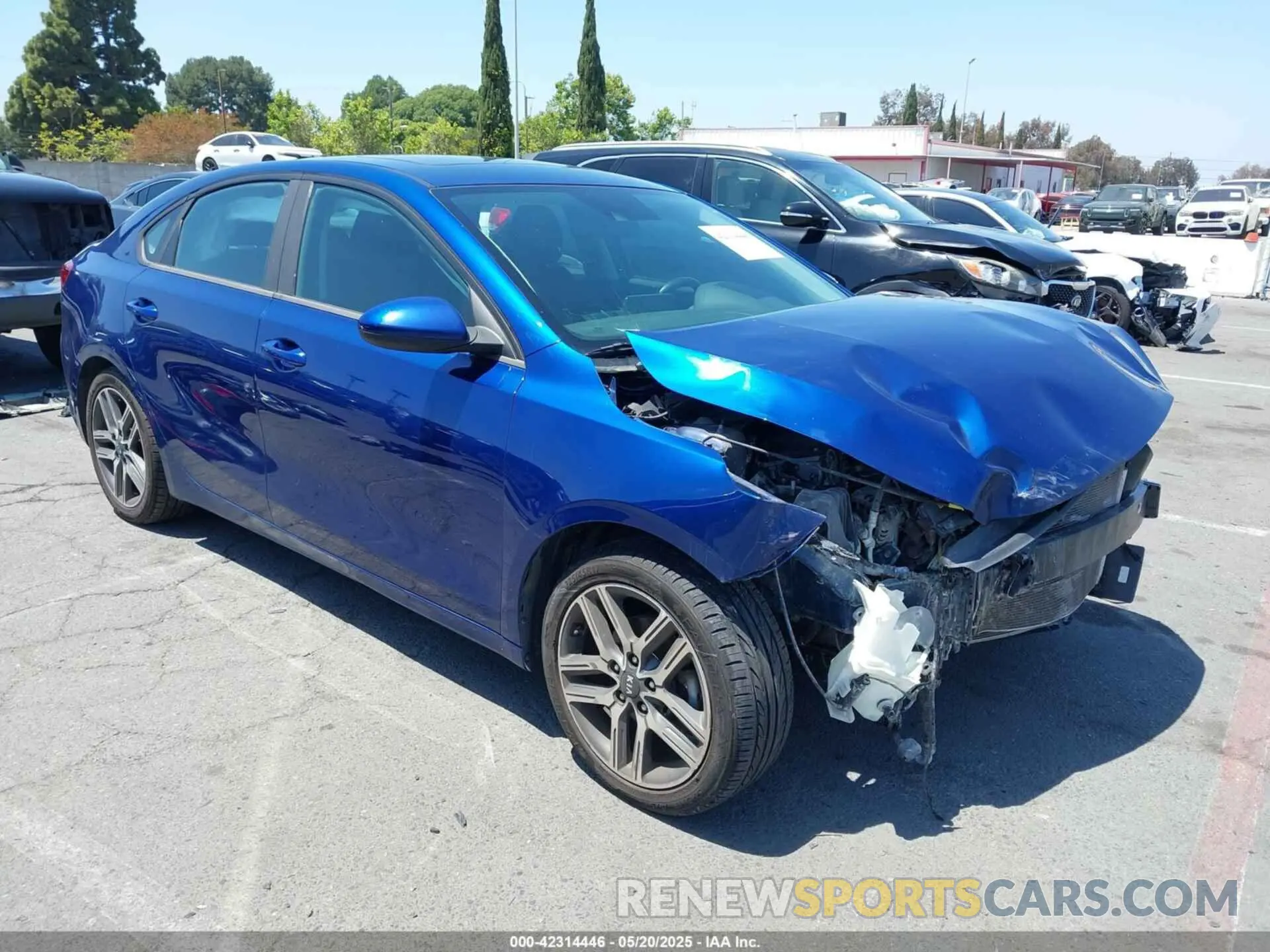 1 Photograph of a damaged car 3KPF34ADXKE068777 KIA FORTE 2019