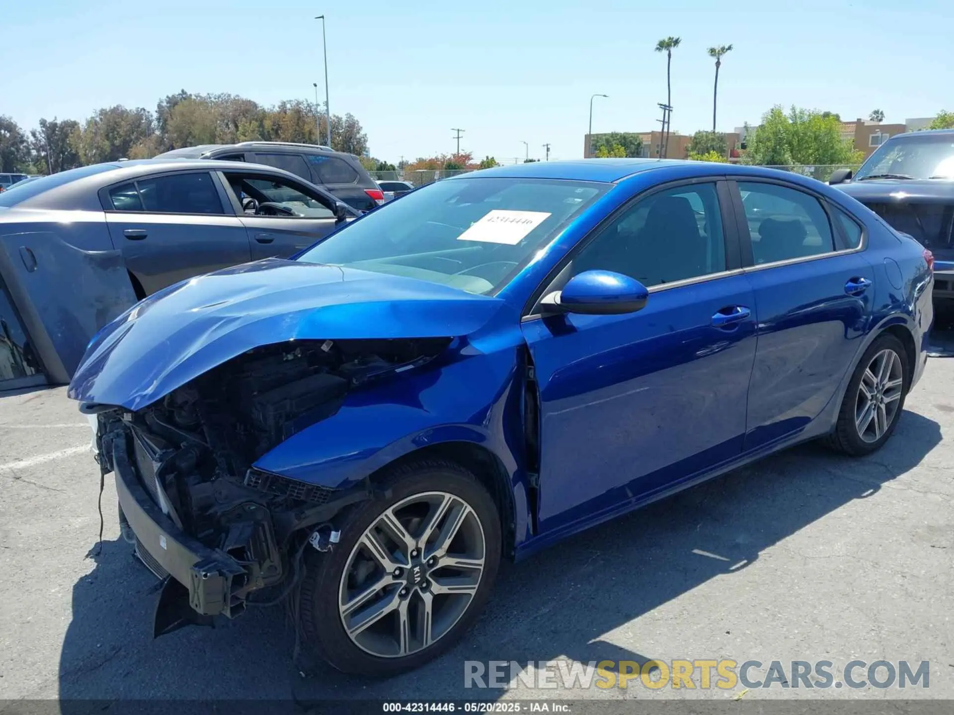 2 Photograph of a damaged car 3KPF34ADXKE068777 KIA FORTE 2019