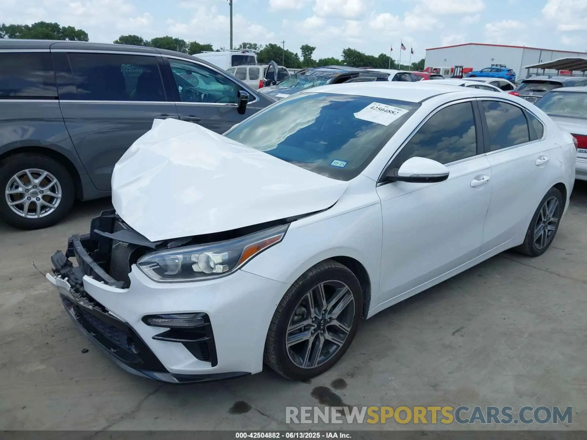2 Photograph of a damaged car 3KPF54AD0KE021266 KIA FORTE 2019