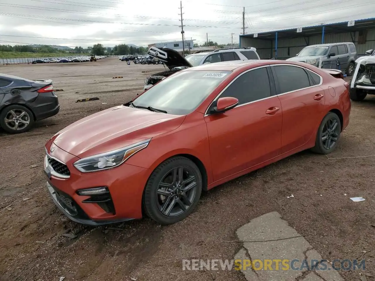 1 Photograph of a damaged car 3KPF54AD2KE069495 KIA FORTE 2019