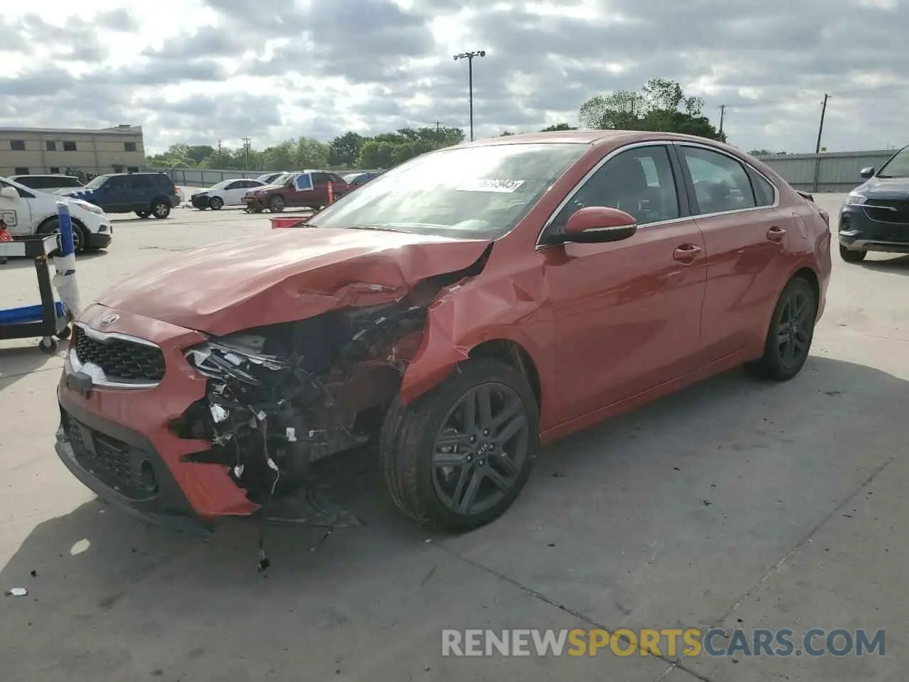 1 Photograph of a damaged car 3KPF54AD4KE062273 KIA FORTE 2019