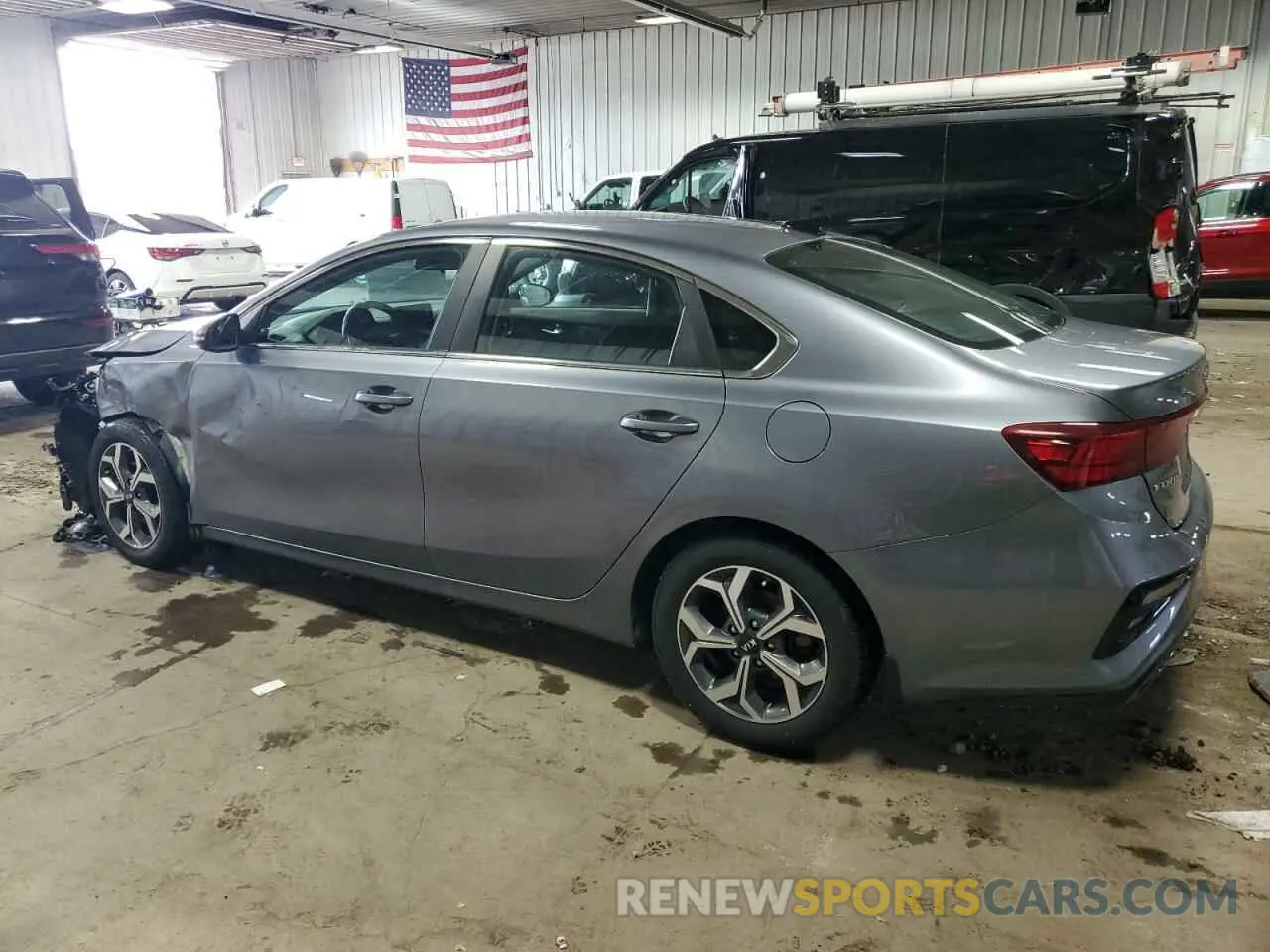 2 Photograph of a damaged car 3KPF54AD4KE129339 KIA FORTE 2019