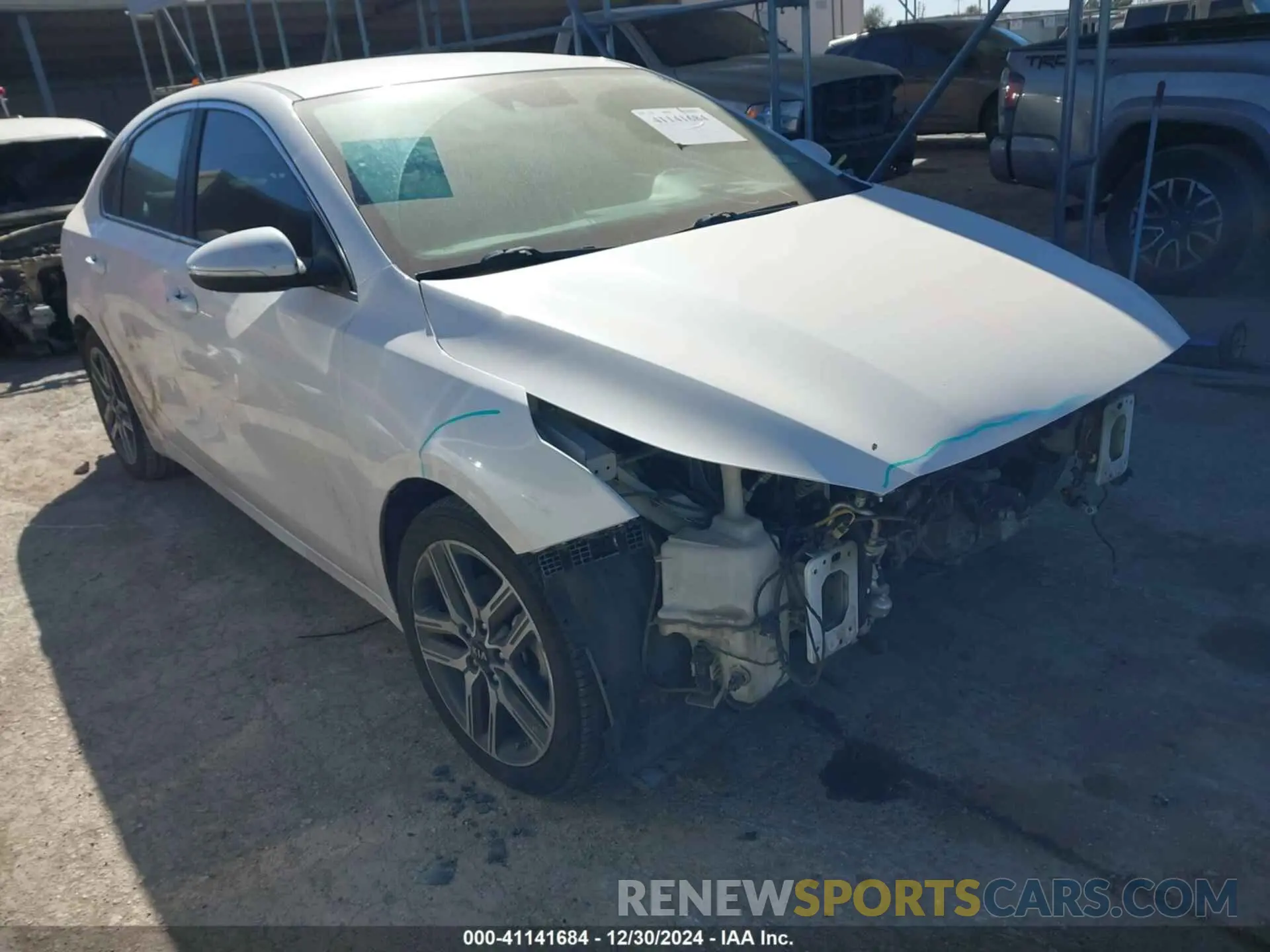 1 Photograph of a damaged car 3KPF54AD5KE034031 KIA FORTE 2019