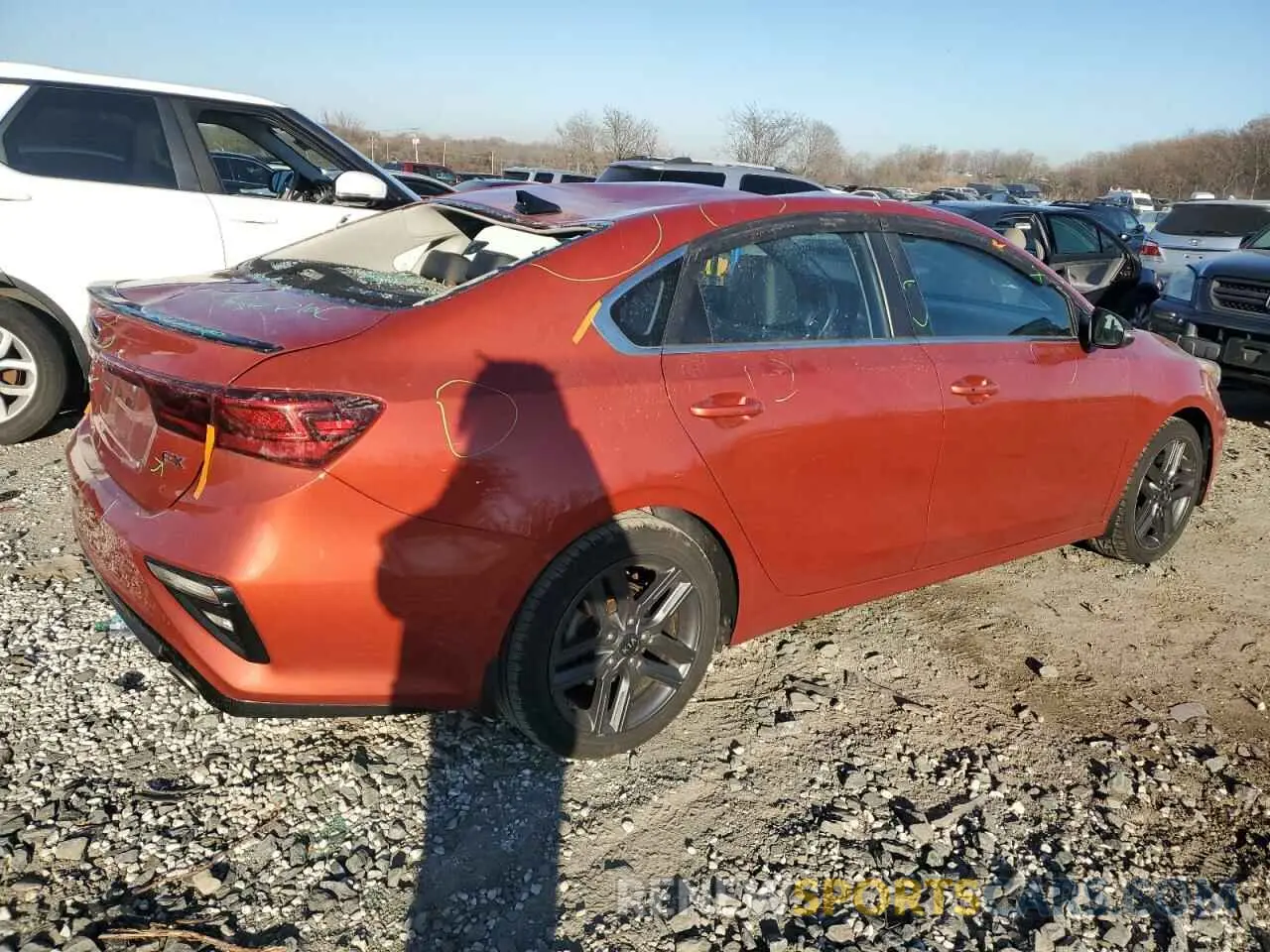 3 Photograph of a damaged car 3KPF54AD5KE059253 KIA FORTE 2019