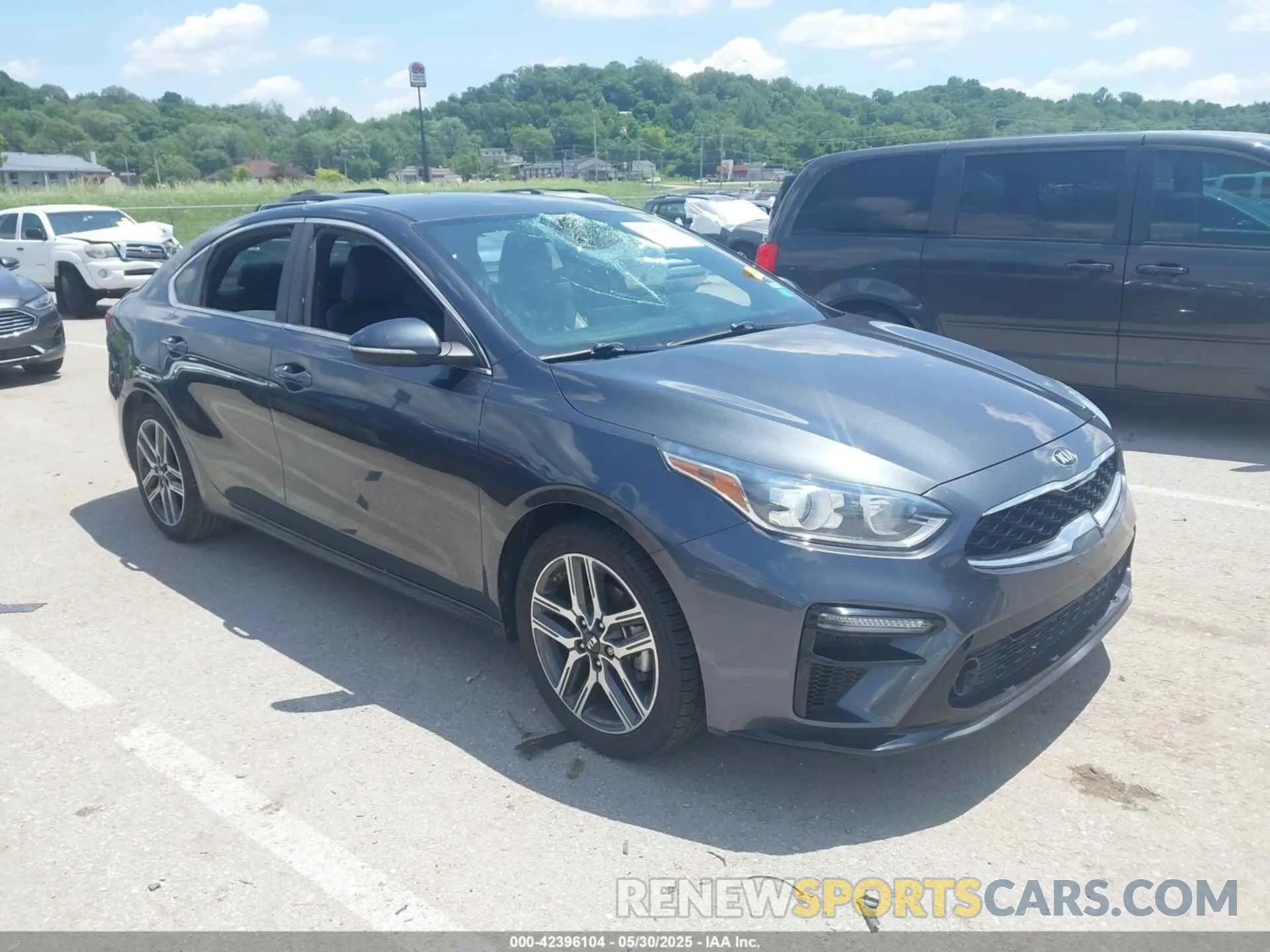 1 Photograph of a damaged car 3KPF54AD6KE028206 KIA FORTE 2019