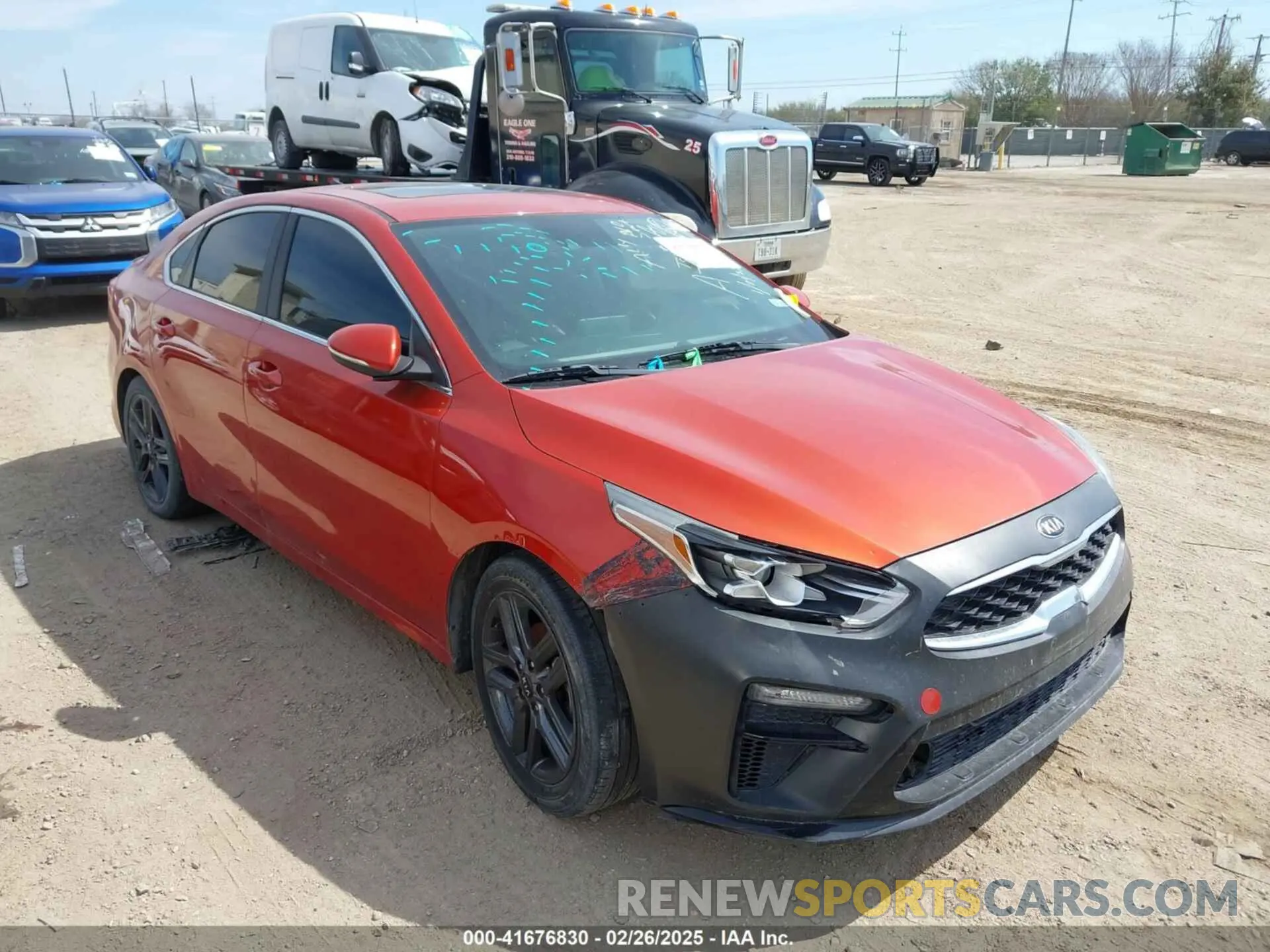 1 Photograph of a damaged car 3KPF54AD8KE061904 KIA FORTE 2019