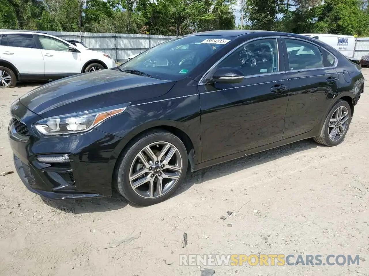 1 Photograph of a damaged car 3KPF54AD9KE088867 KIA FORTE 2019