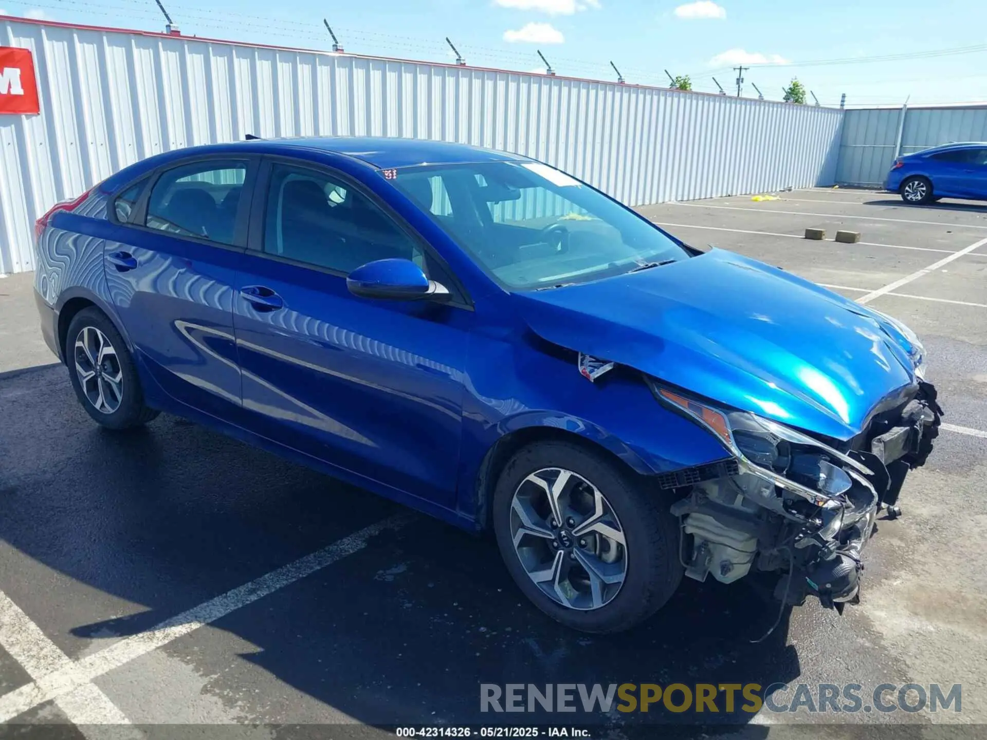1 Photograph of a damaged car 3KPF24AD0LE150697 KIA FORTE 2020