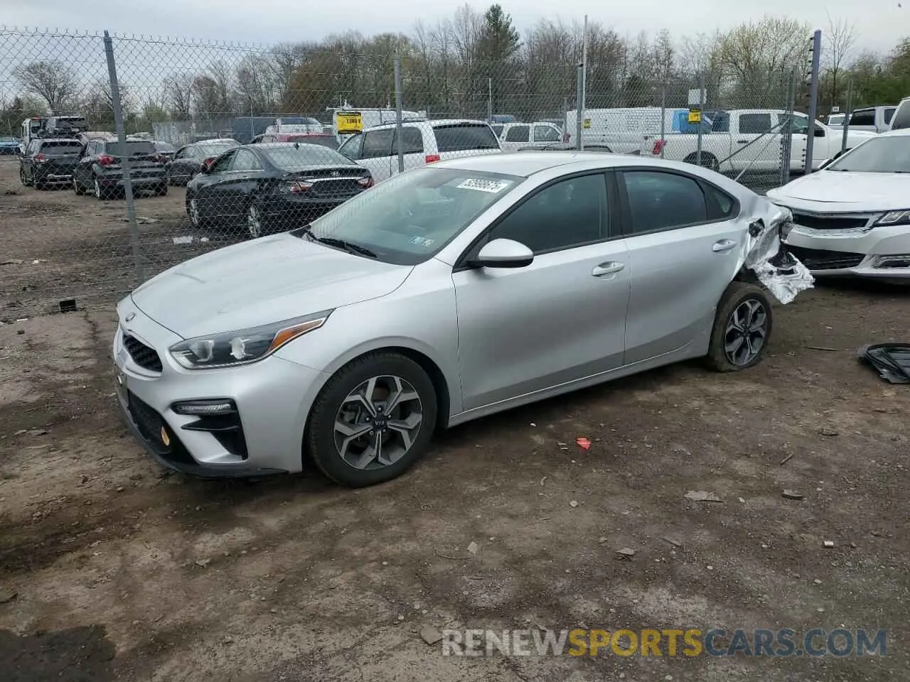 1 Photograph of a damaged car 3KPF24AD0LE187085 KIA FORTE 2020