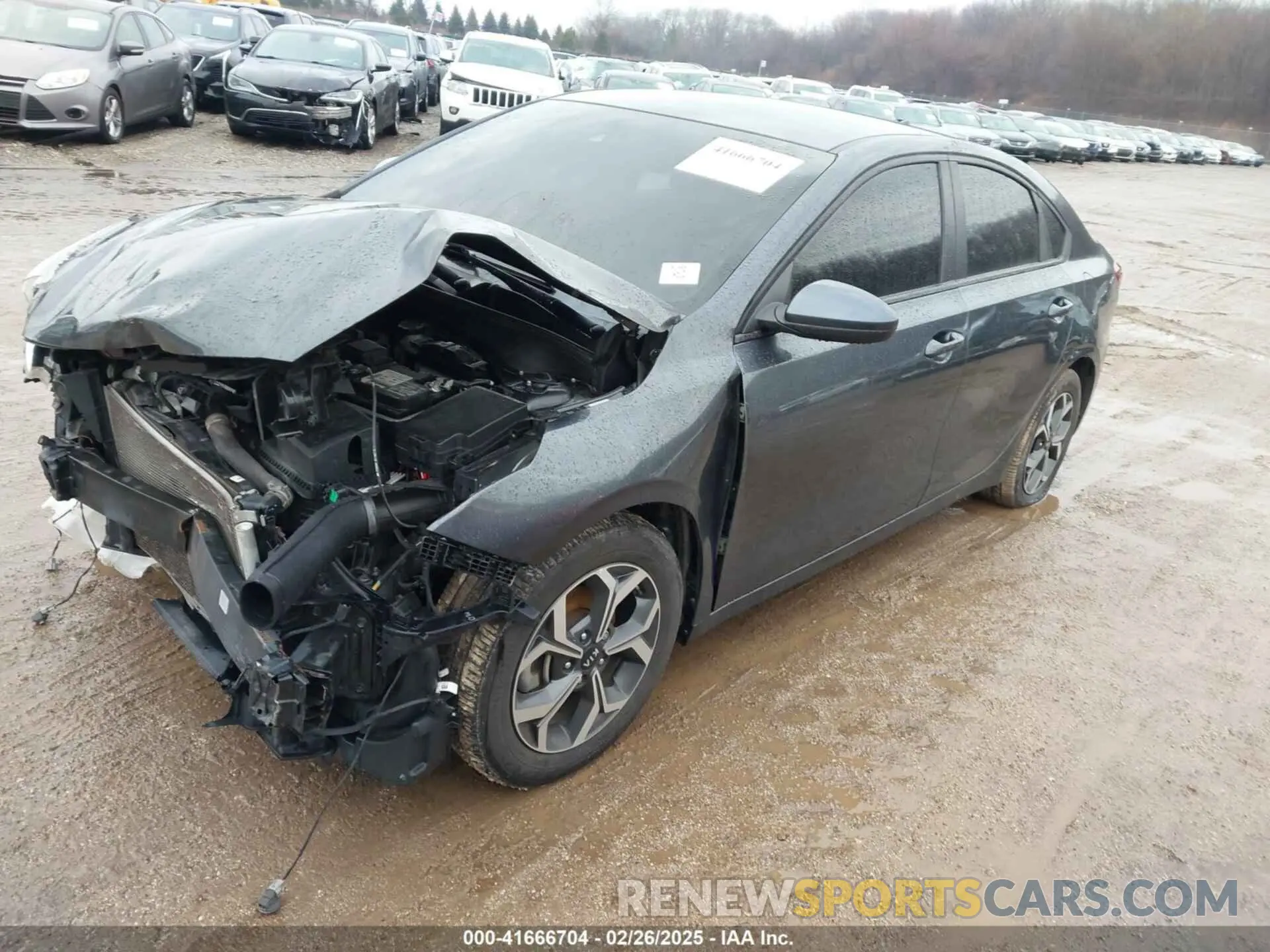 2 Photograph of a damaged car 3KPF24AD0LE197566 KIA FORTE 2020