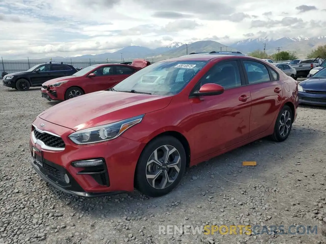 1 Photograph of a damaged car 3KPF24AD0LE209182 KIA FORTE 2020
