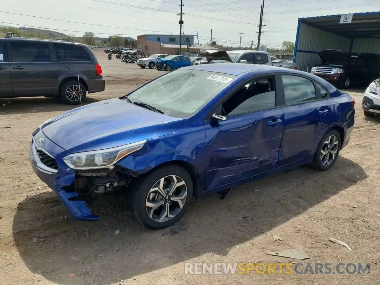 1 Photograph of a damaged car 3KPF24AD0LE209246 KIA FORTE 2020